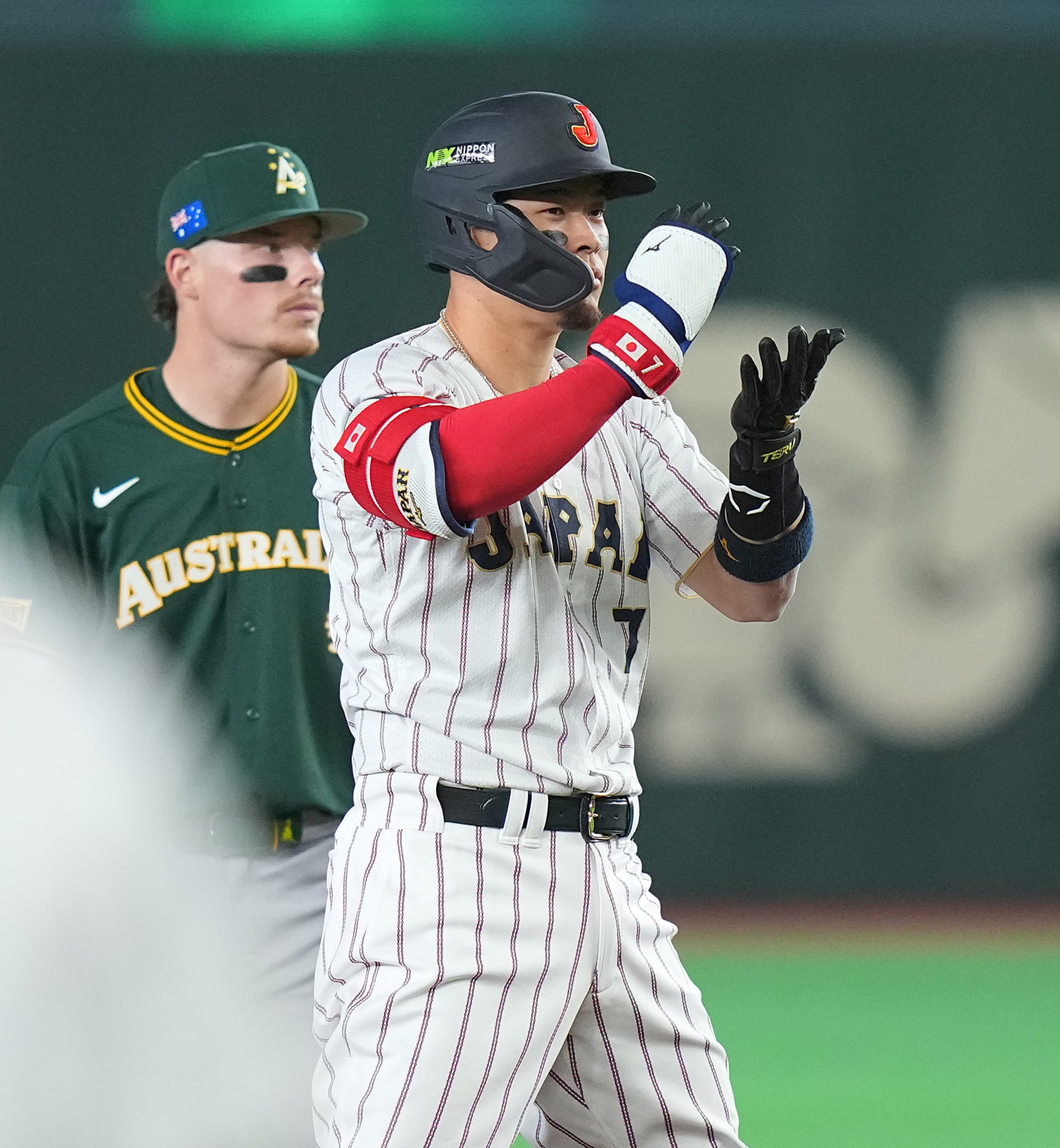 WBC侍ジャパン佐藤輝明、初安打＆初打点！不慣れな代打で見せた“4番の