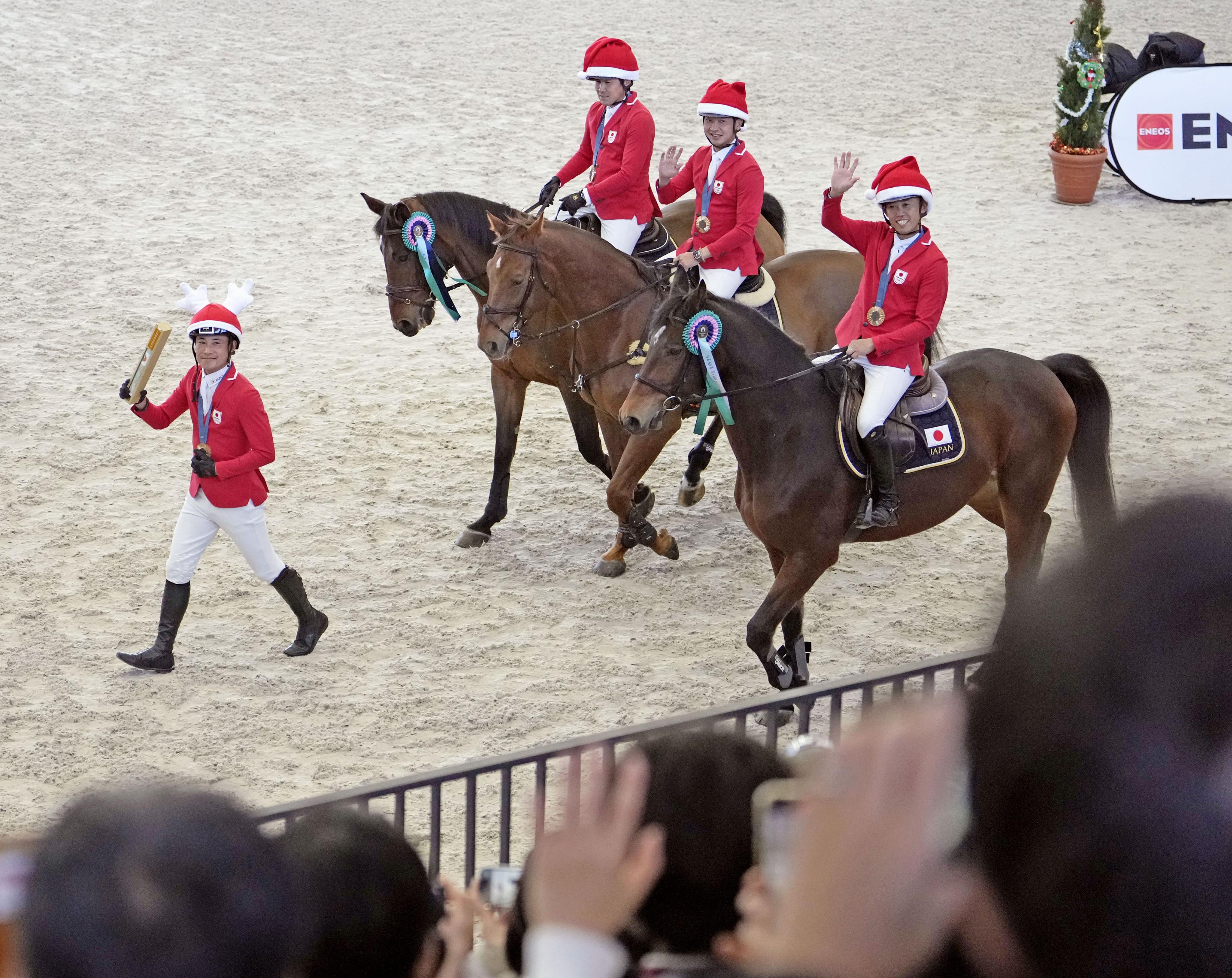 ロス五輪戦える準備も始めたい」 馬術団体「初老ジャパン」が抱負