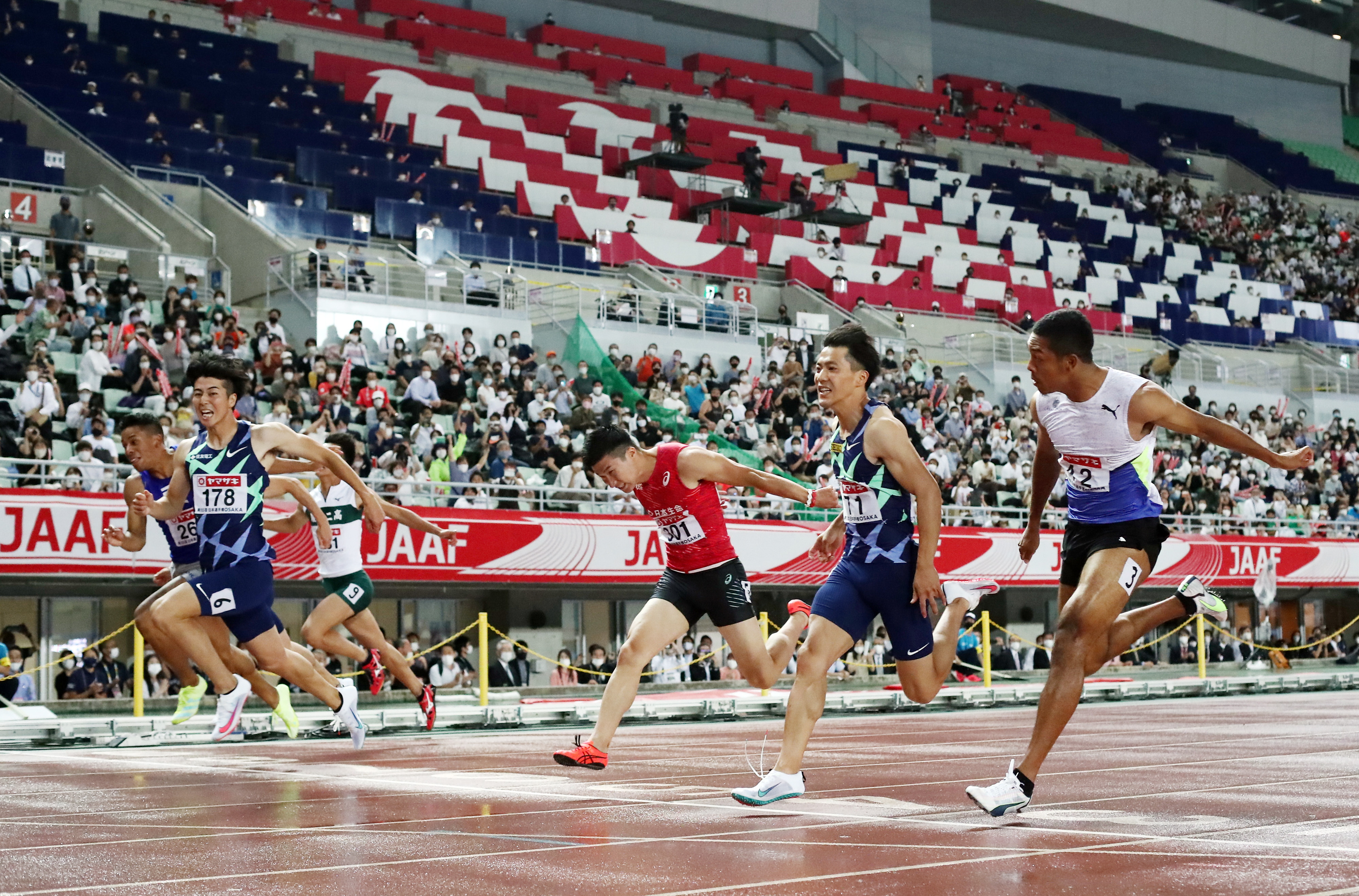 フォト特集】多田、山県が五輪へ 陸上100m（写真・画像 6/18