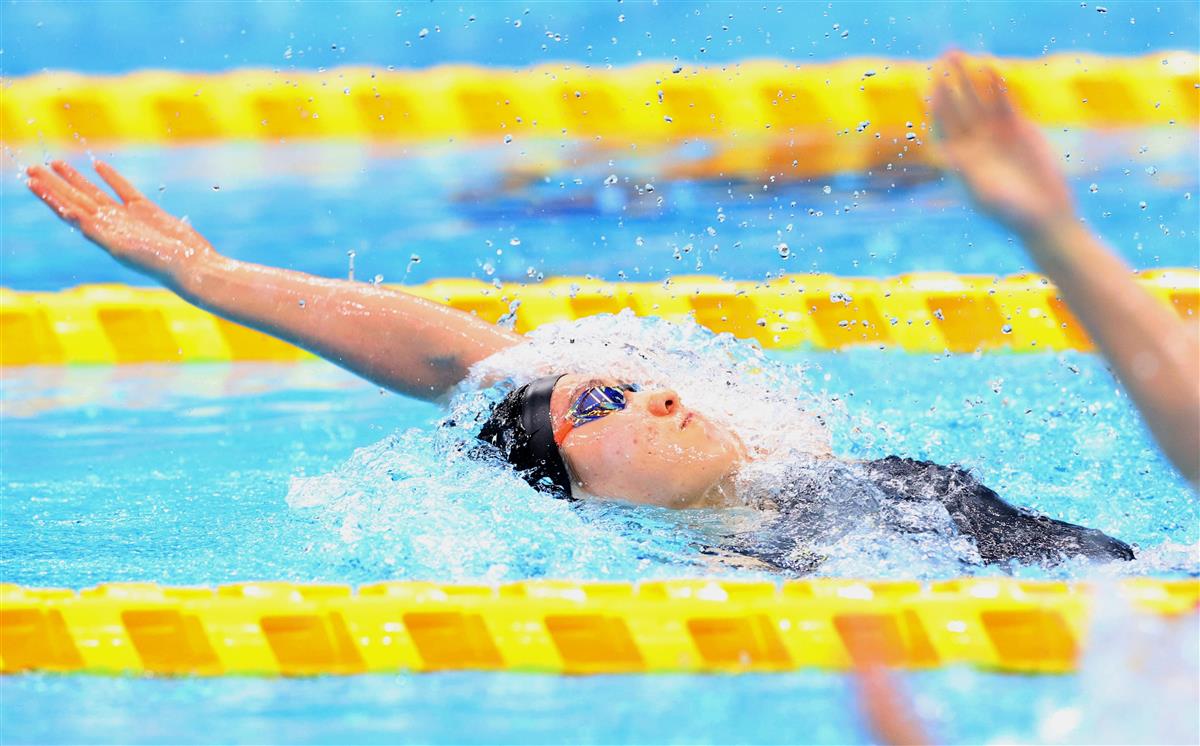 酒井 久々の好レースに笑顔 女子１００メートル背泳ぎ 産経ニュース