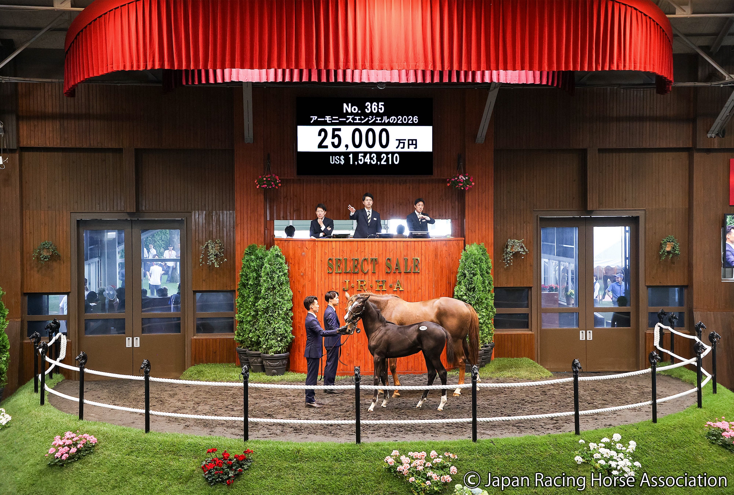 セレクトセール2026・2日目】藤田晋氏がイクイノックス牝馬を2億5000万
