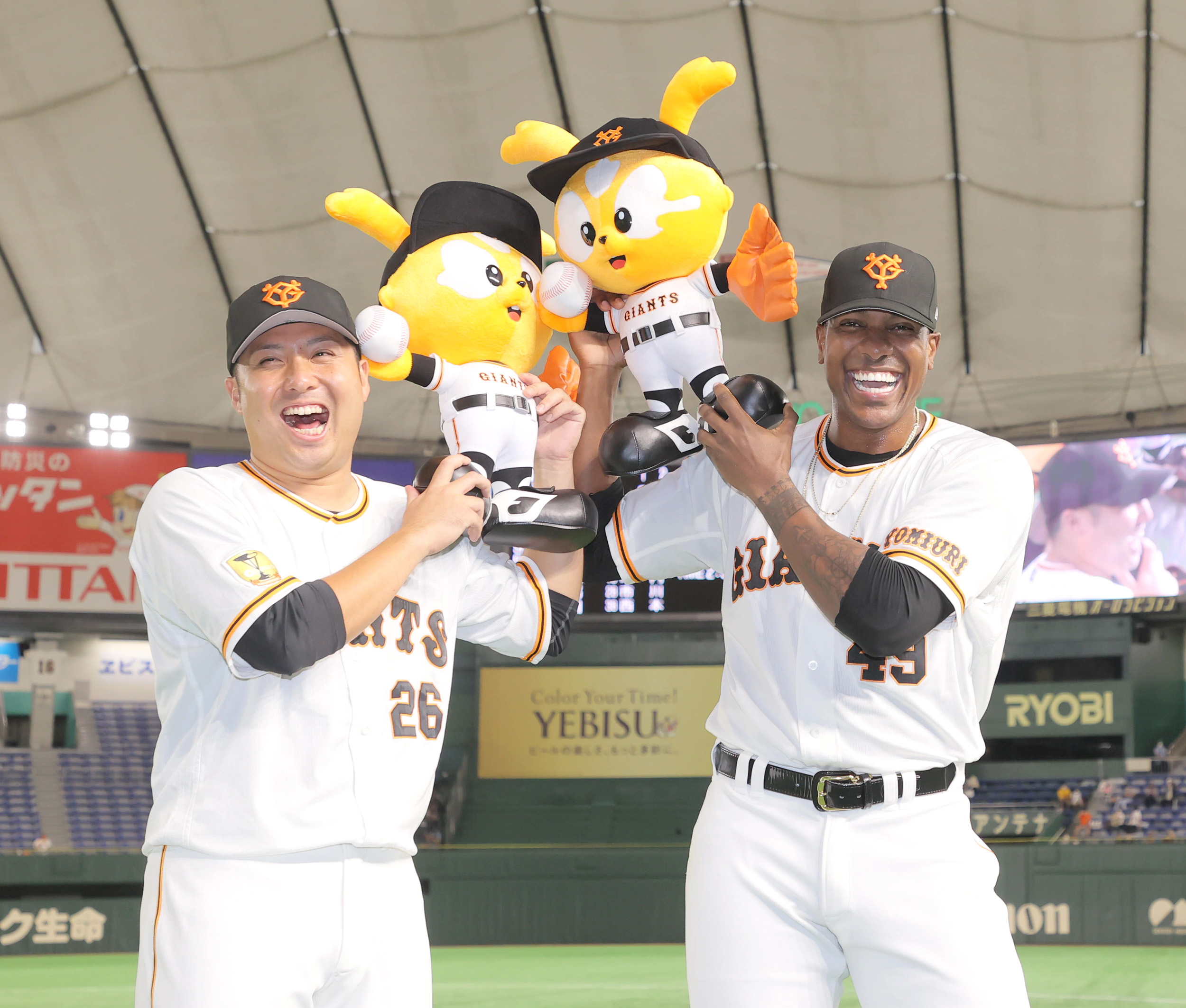 巨人 ビエイラ ２５戦連続無失点 ファンに日本語で いつもありがとうね サンスポ