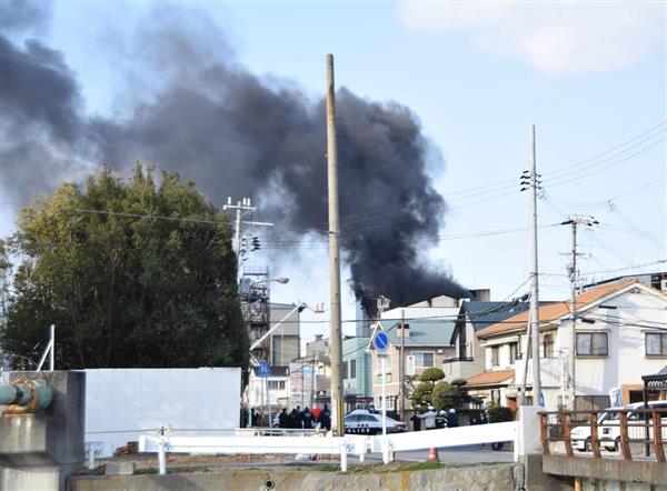 動画 和歌山市の化学工場で火災 住民に避難呼び掛け 爆発音みたいな音 ボン ボン 産経ニュース