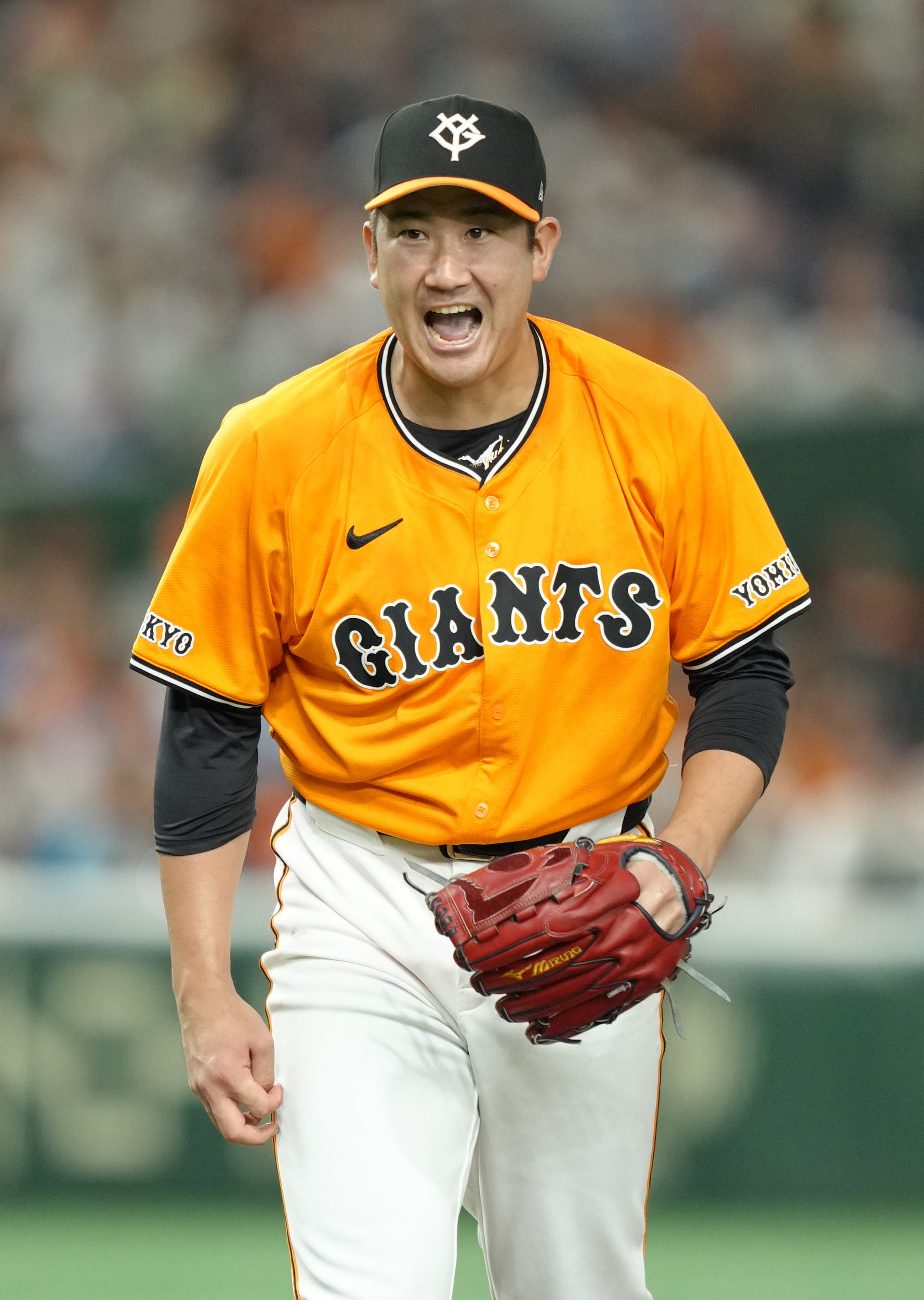 巨人・菅野智之、ハーラートップ12勝 ハスキーボイスに「勇人さんの