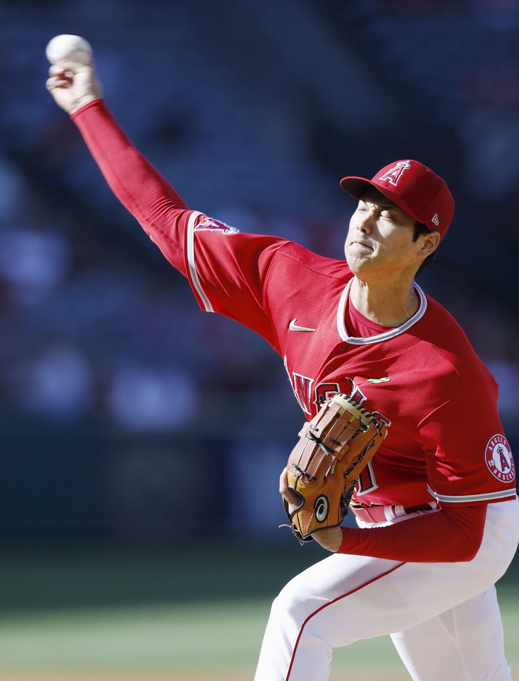 大谷翔平 幻惑二投流 スリークオーターとオーバースロー使い分け６回１失点 踏ん張りどころ で進化の技巧派ピッチ 1 2ページ サンスポ