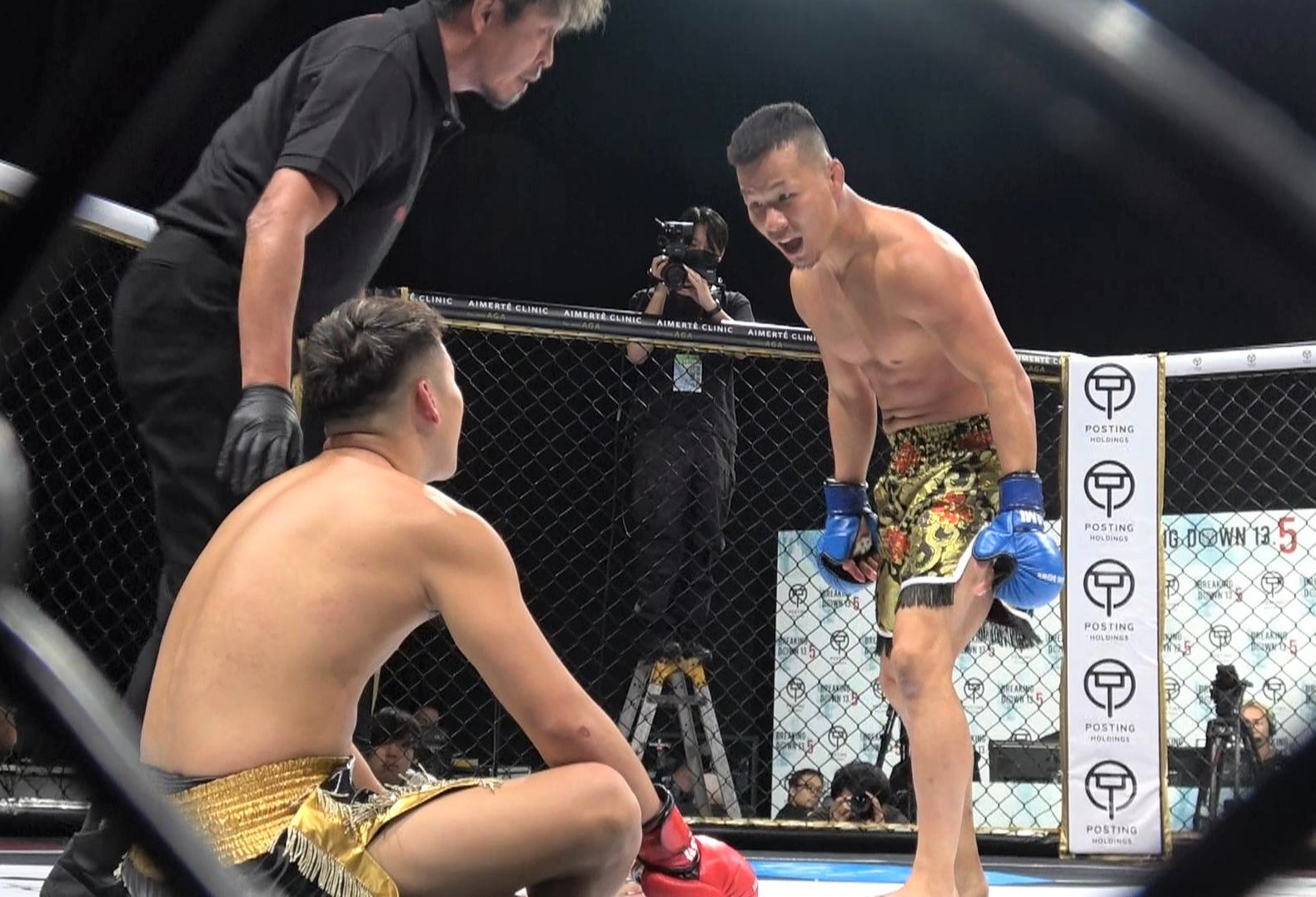 ブレイキングダウン13．5】ケオンが体重超過の虎之介に1回TKO勝ち