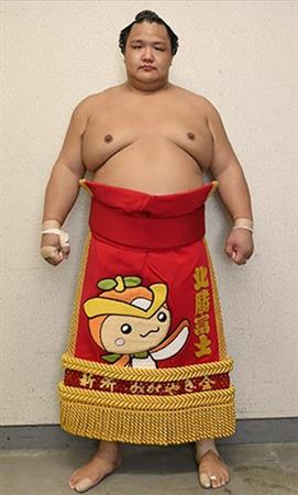 大相撲　北勝富士関　反物　浴衣生地　新品未使用 大相撲 北勝富士関 反物 フランクミュラーコラボ 浴衣生地 一反