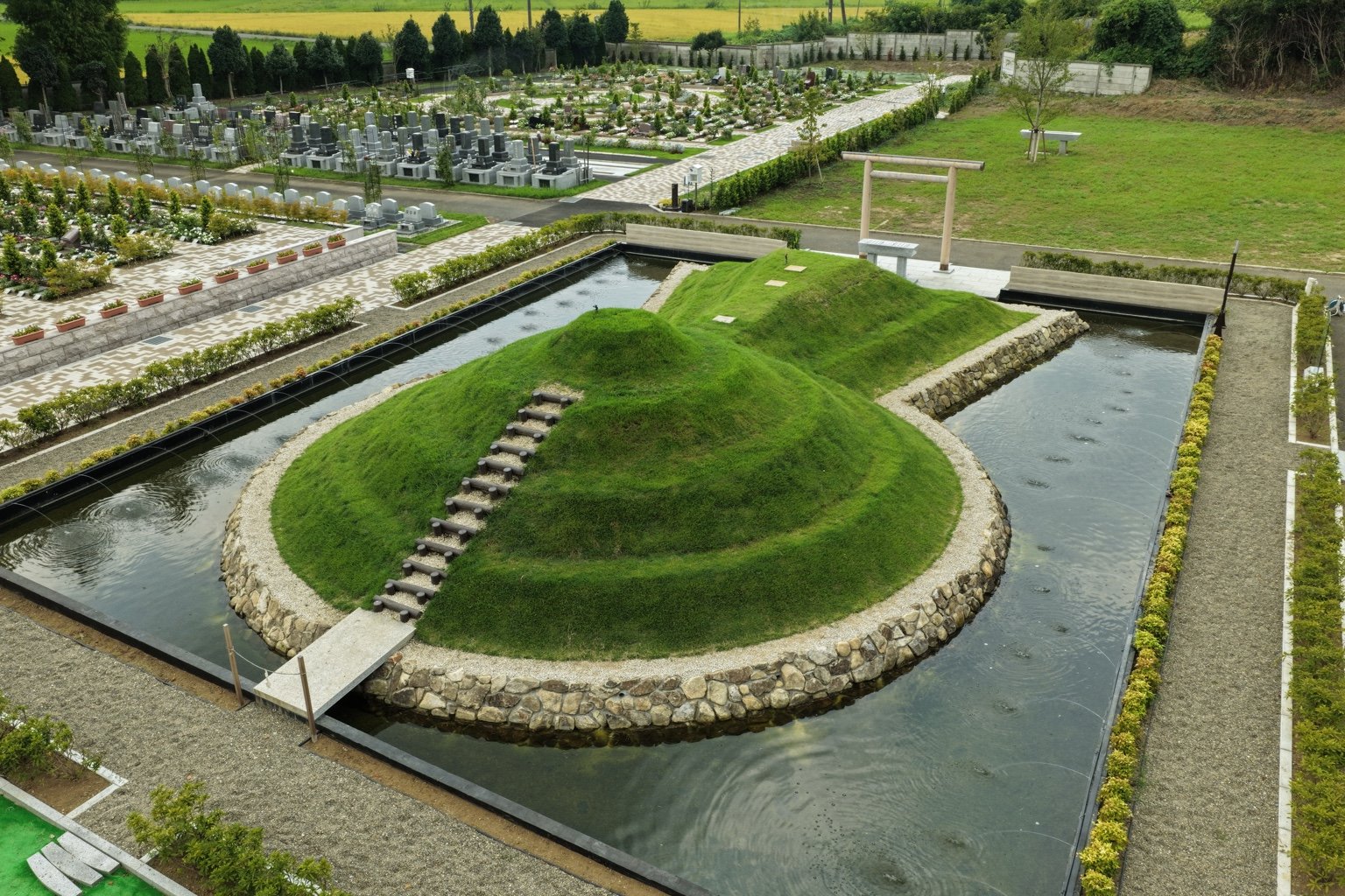 ふるさと納税で「前方後円墳」型の墓が選択可能に 千葉・野田市「竹田