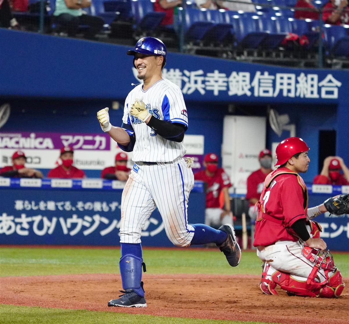 DeNA・梶谷、3年ぶり2桁アーチ「うまく振り抜けた」 - サンスポ