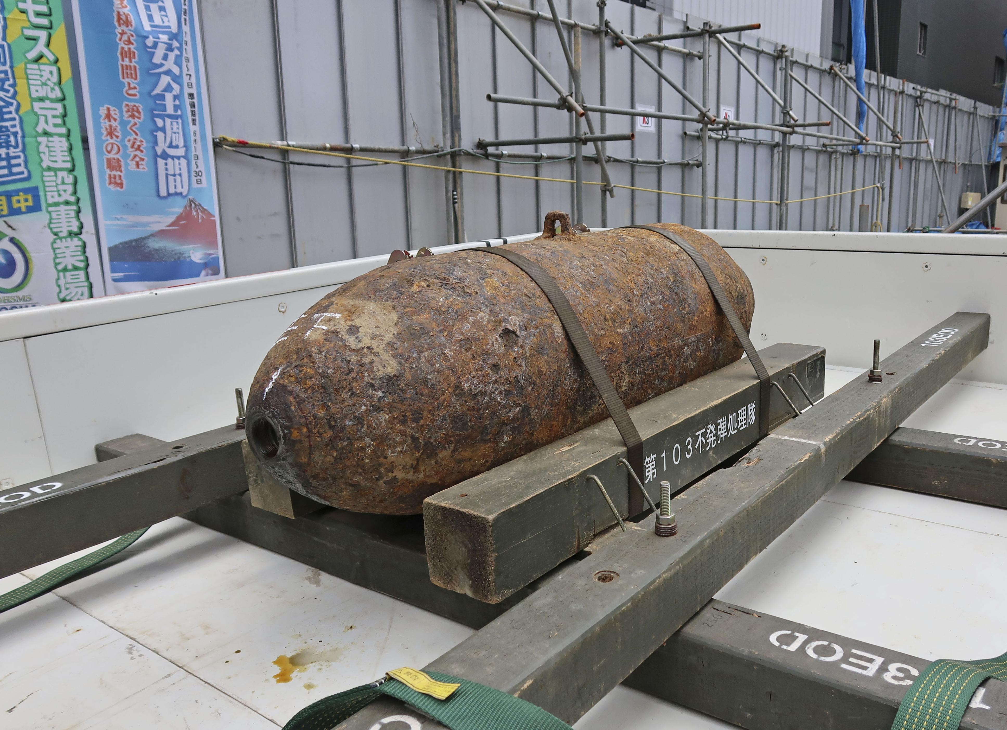 陸自、名古屋中心部で不発弾処理 避難対象1700人 昨年から計5発発見