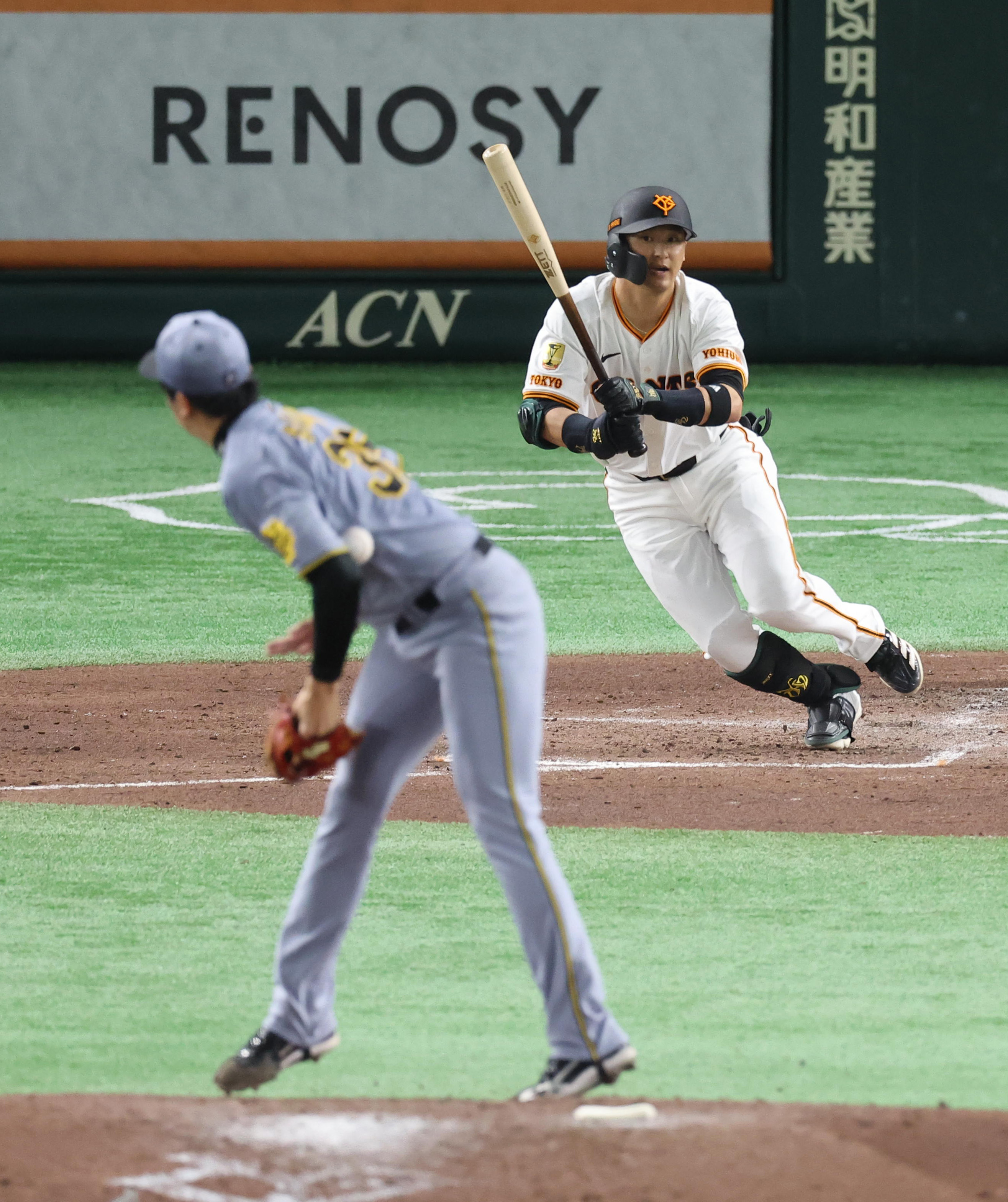 阪神・才木浩人にアクシデント 投手強襲のライナーが左前腕を