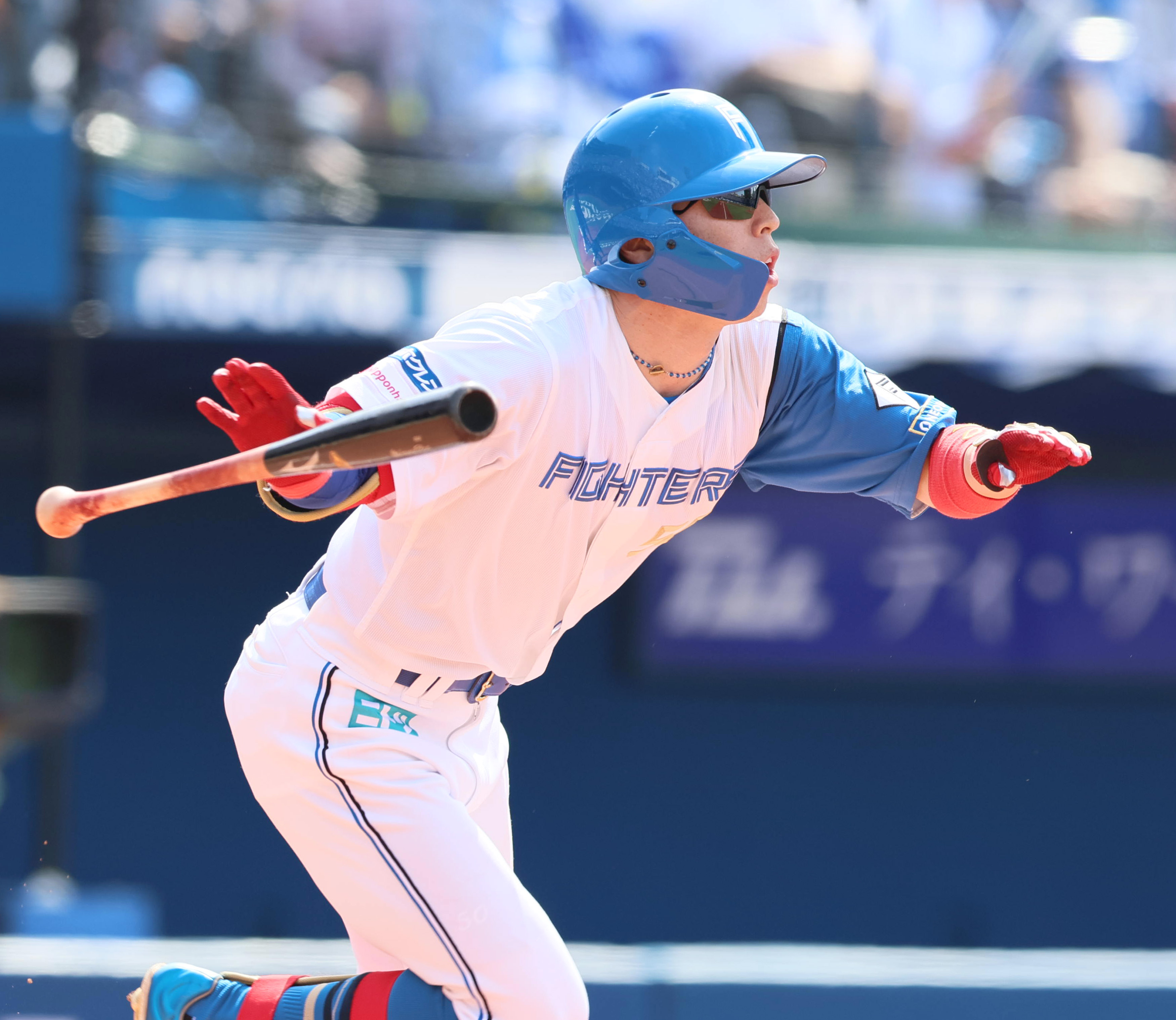 五十幡亮汰 日本ハム・五十幡亮汰、猛打賞となる左前適時打「積極的にいこう