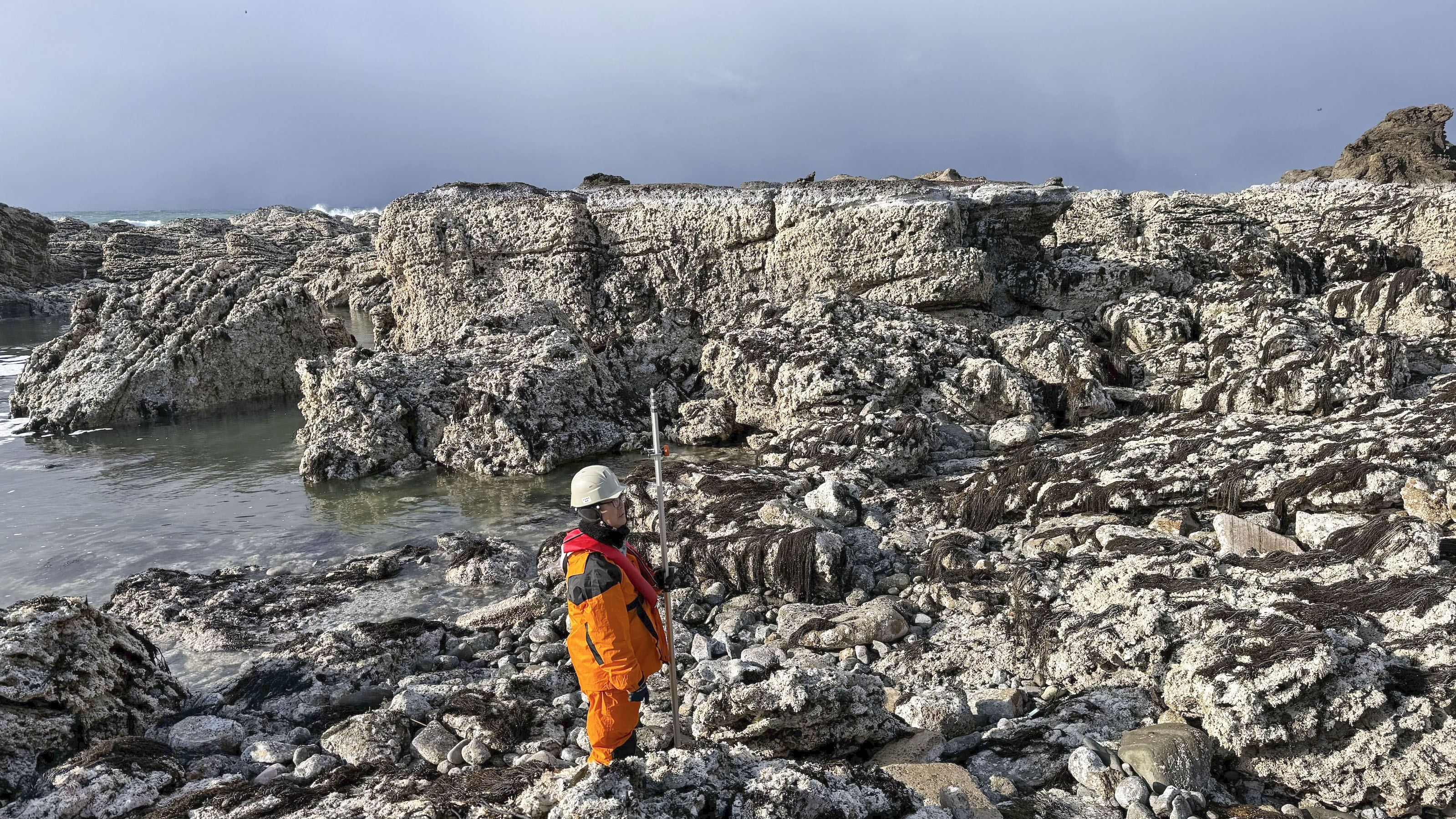 フォト】漁港の防潮堤4m隆起 石川・輪島、産総研が調査 - 産経