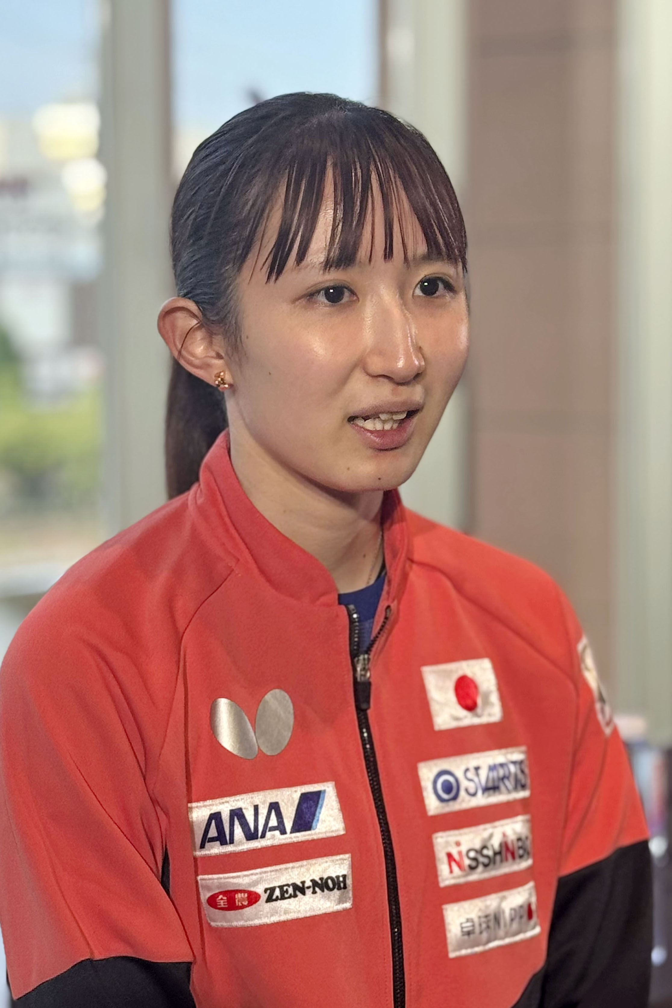 早田ひな「1試合ずつ乗り越えていければ」 世界ツアー