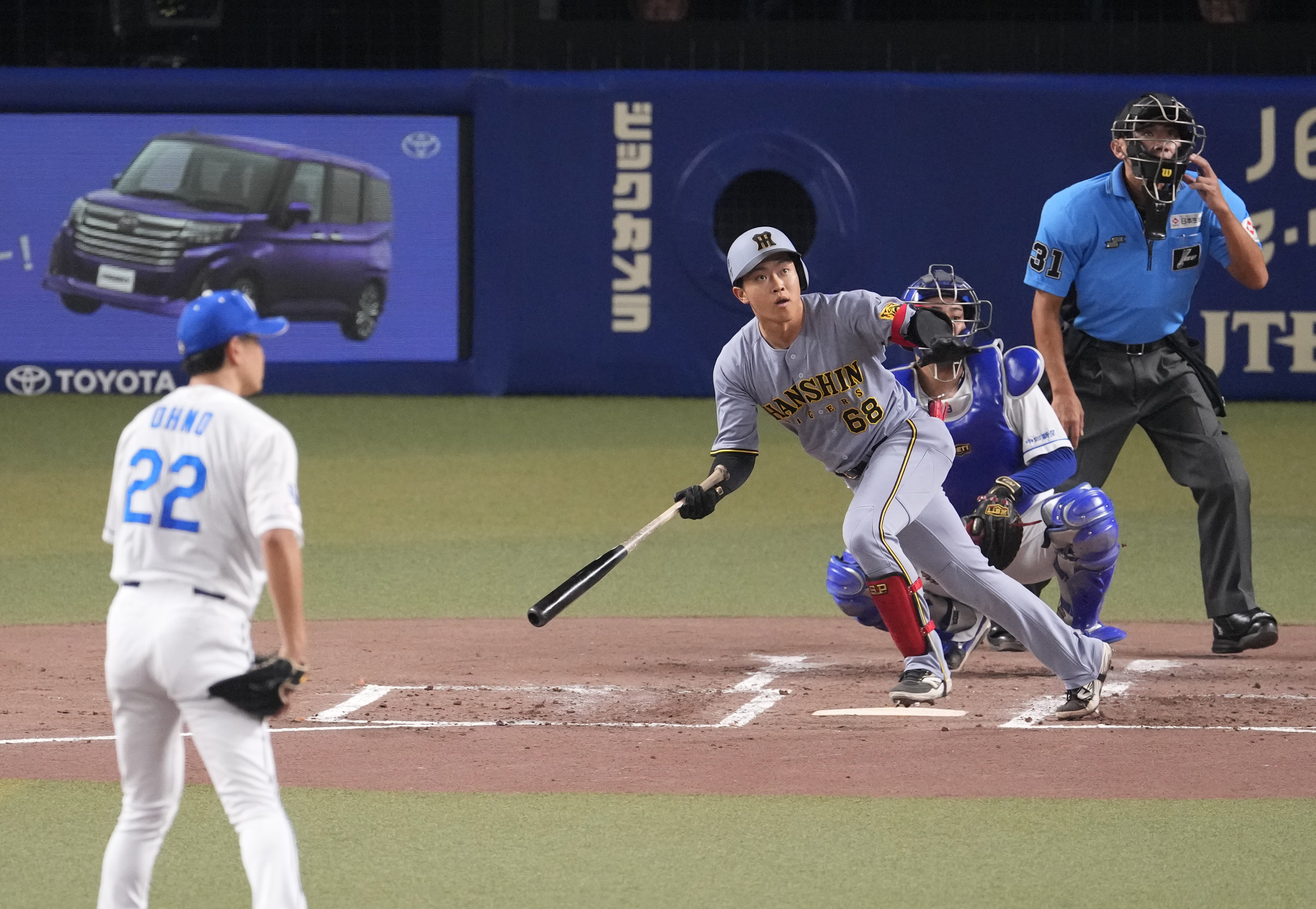 阪神・中川勇斗、プロ1号弾に続き2号も故郷愛知で打ったけど…八回満塁