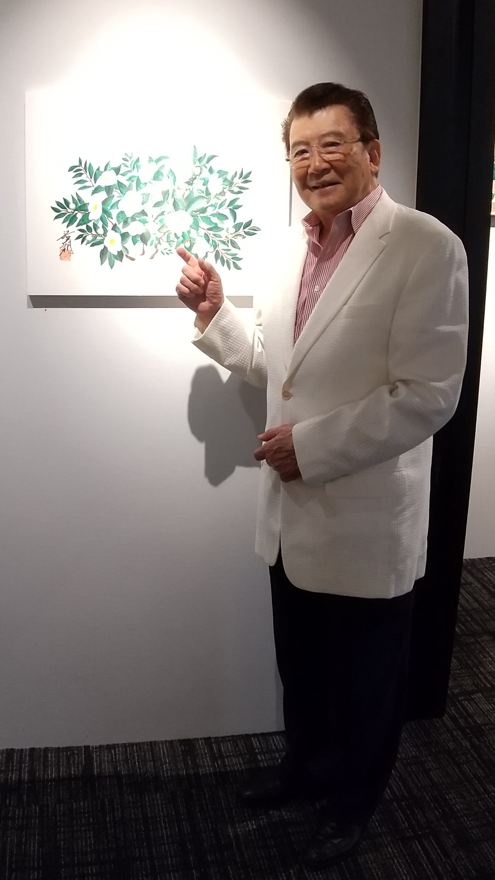 里見浩太朗の水彩画展が開幕 「次は油絵に挑戦したい」 - サンスポ