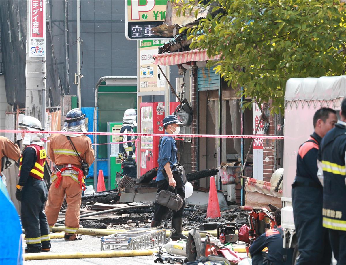西成 あいりん地区 で火災 ２人死亡１人けが 産経ニュース