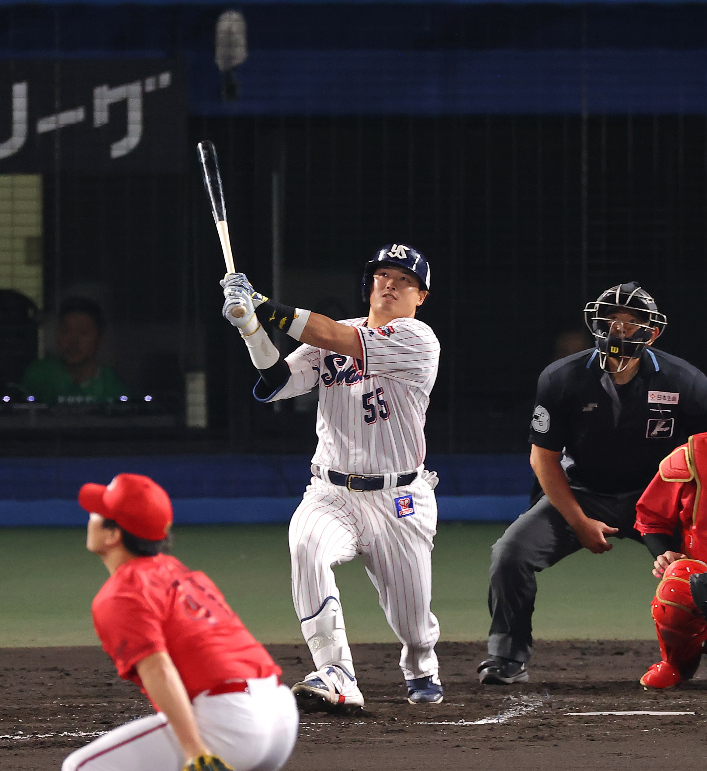 ヤクルト村上宗隆、最年少200本塁打 24歳3カ月で到達、清原和博