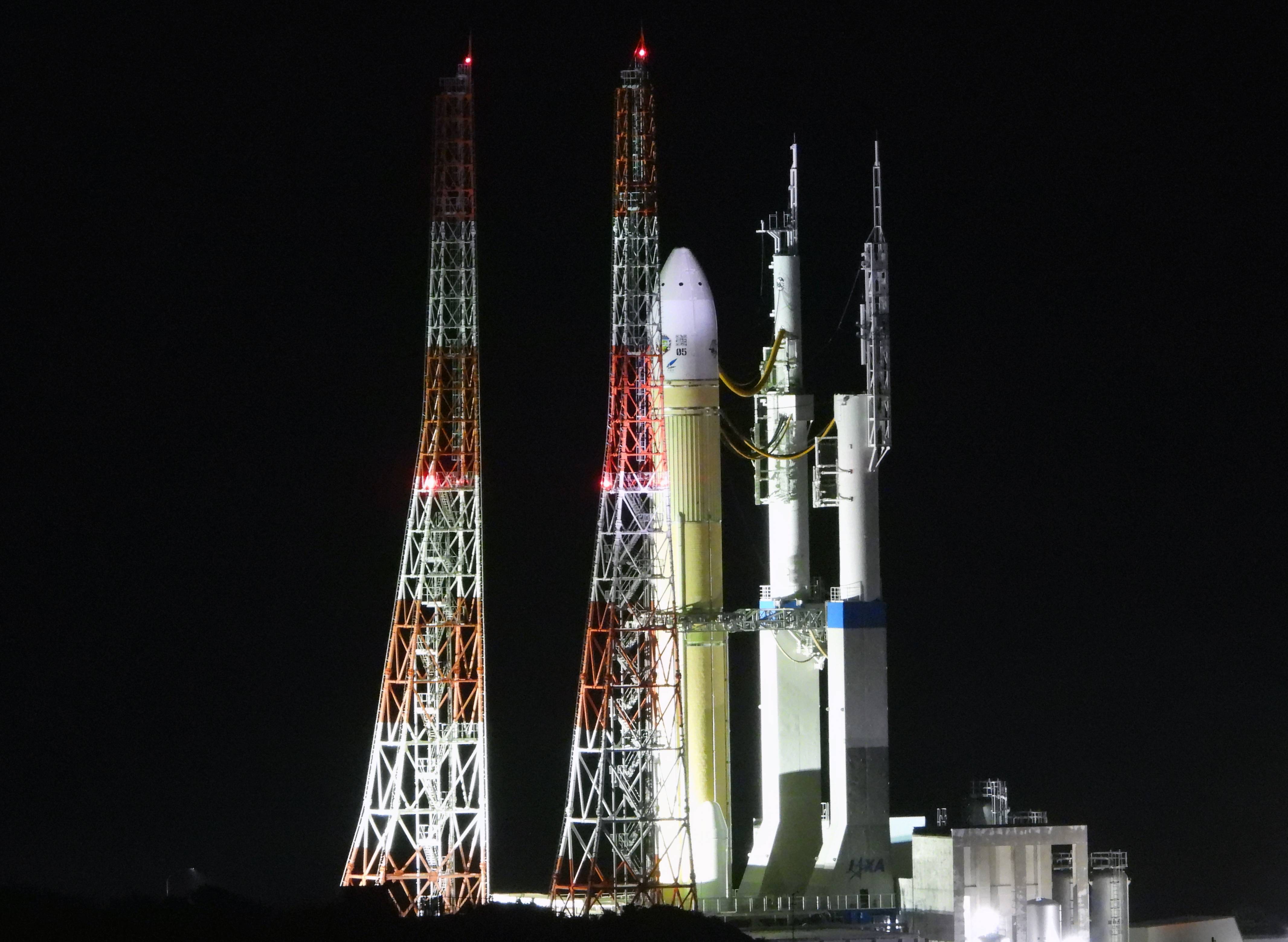 H3ロケット8号機、再び発射地点に 22日午前の打ち上げに向け、改めて