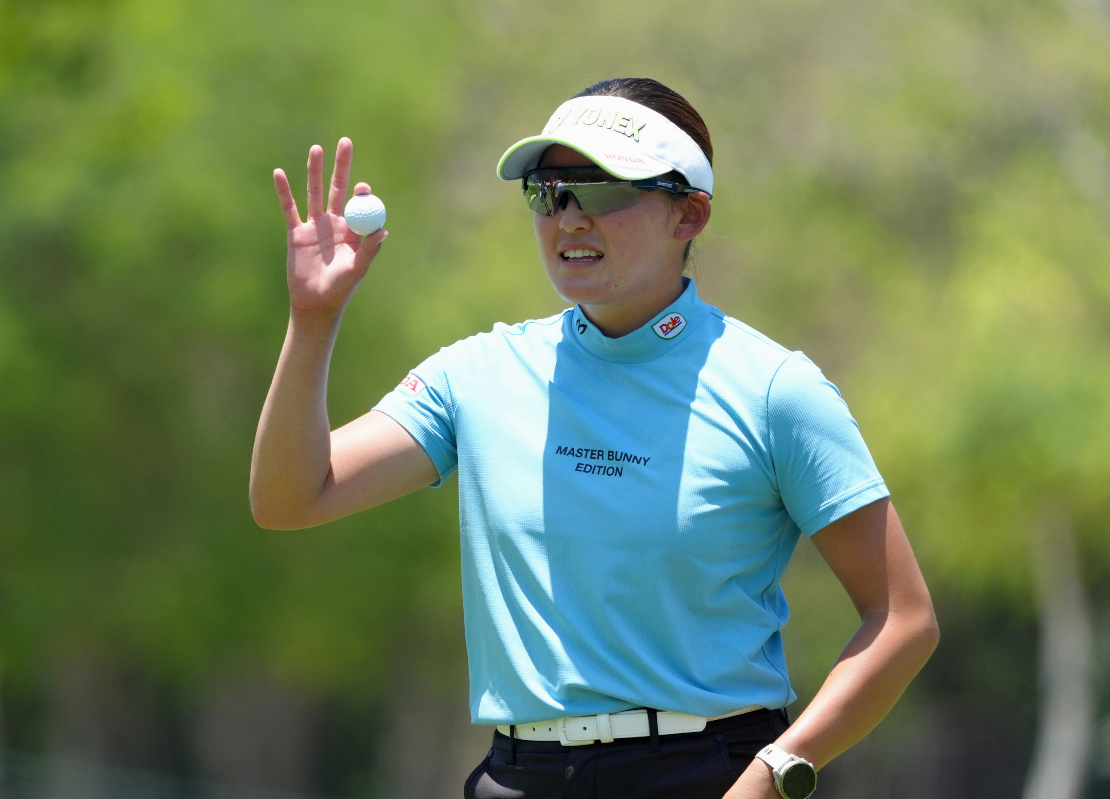 祝優勝！ 岩井ツインズ サイン入りキャップ （岩井千怜、1打差の