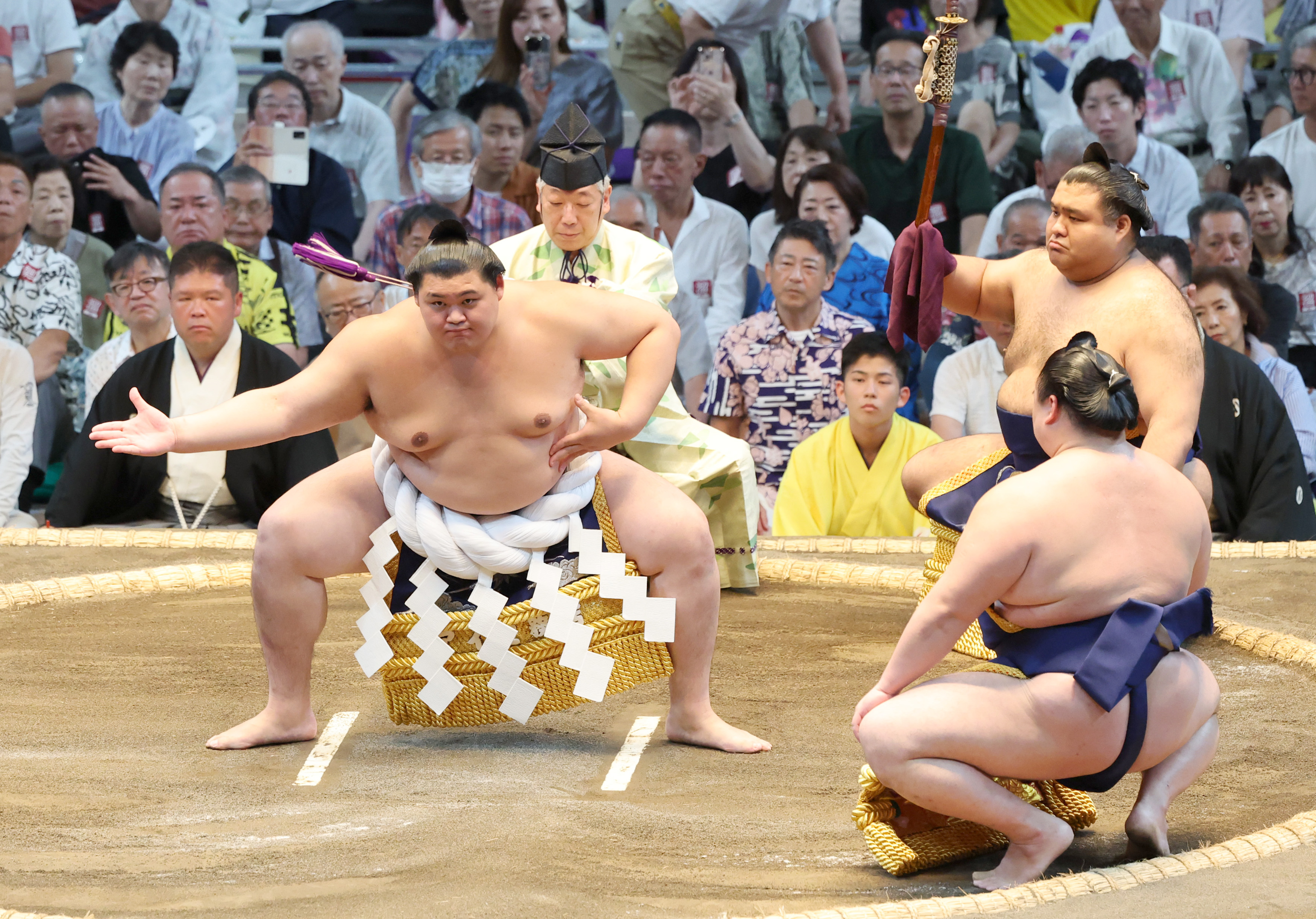 藤島親方のこの一番】新会場＆新横綱も自分の相撲で勝ち切れた大の里