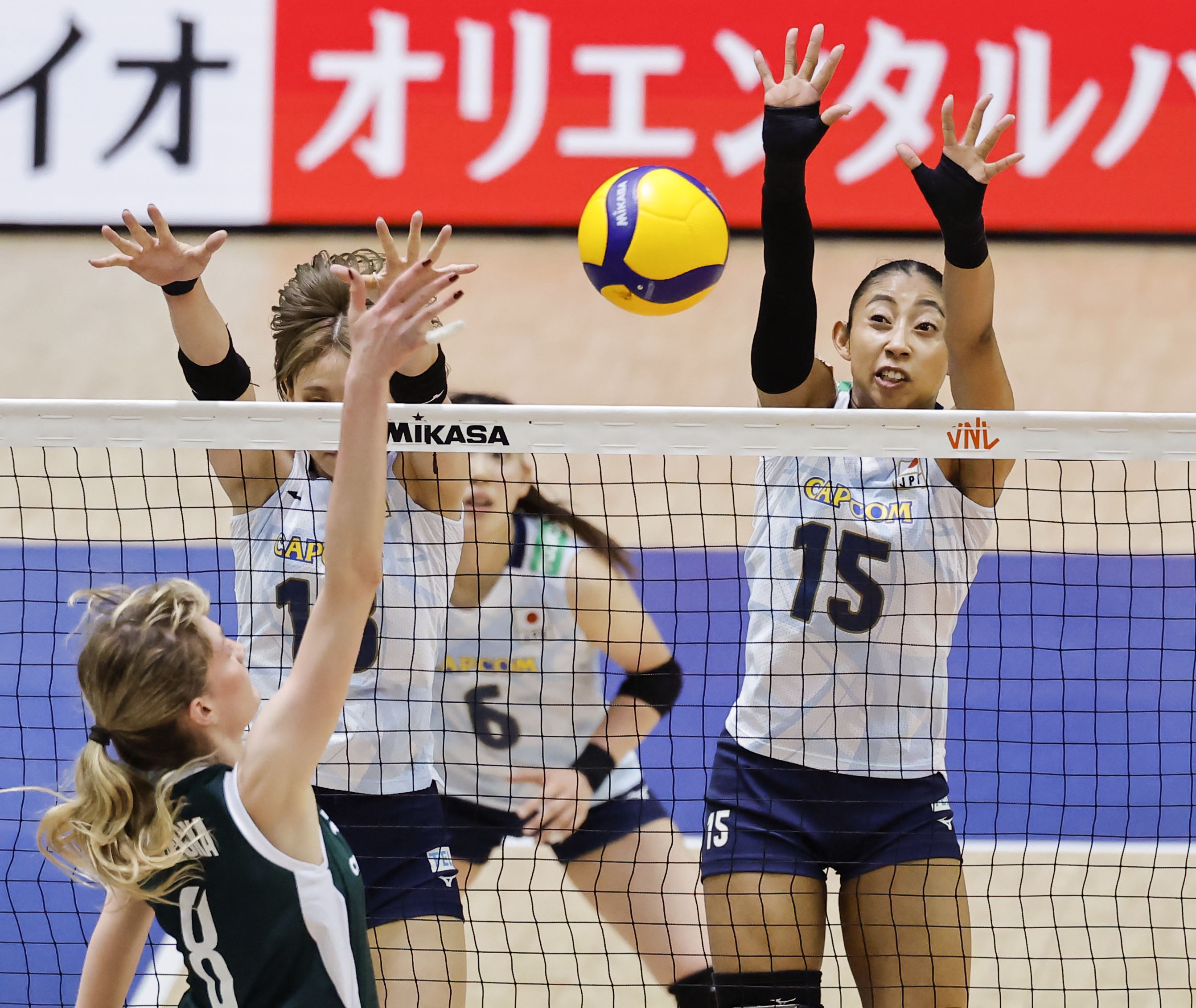 日本、ポーランドを破る 通算9勝2敗に バレー女子のネーションズリーグ