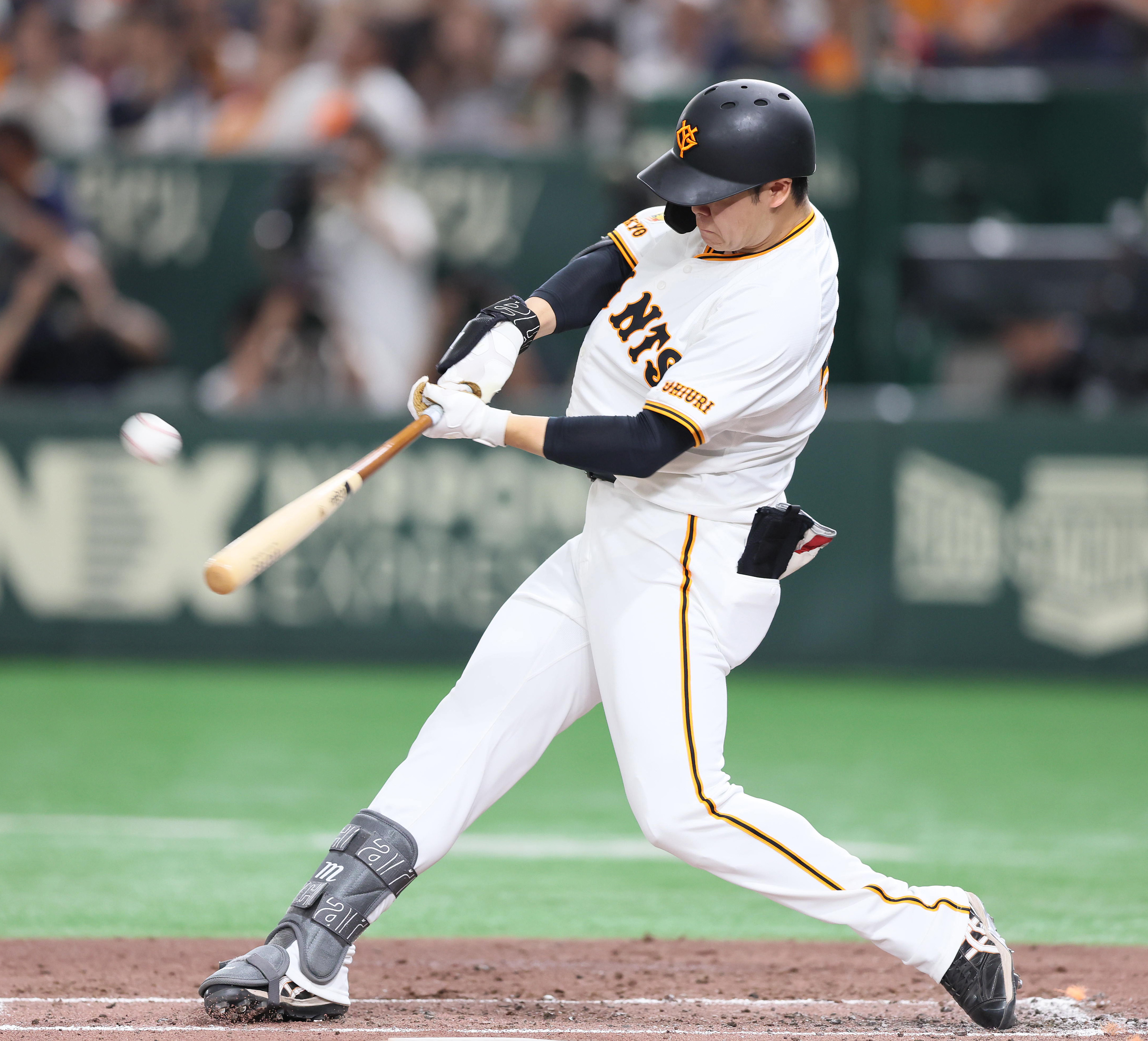 巨人・中山礼都、5年目でプロ初本塁打 右翼席中段へ豪快な一発