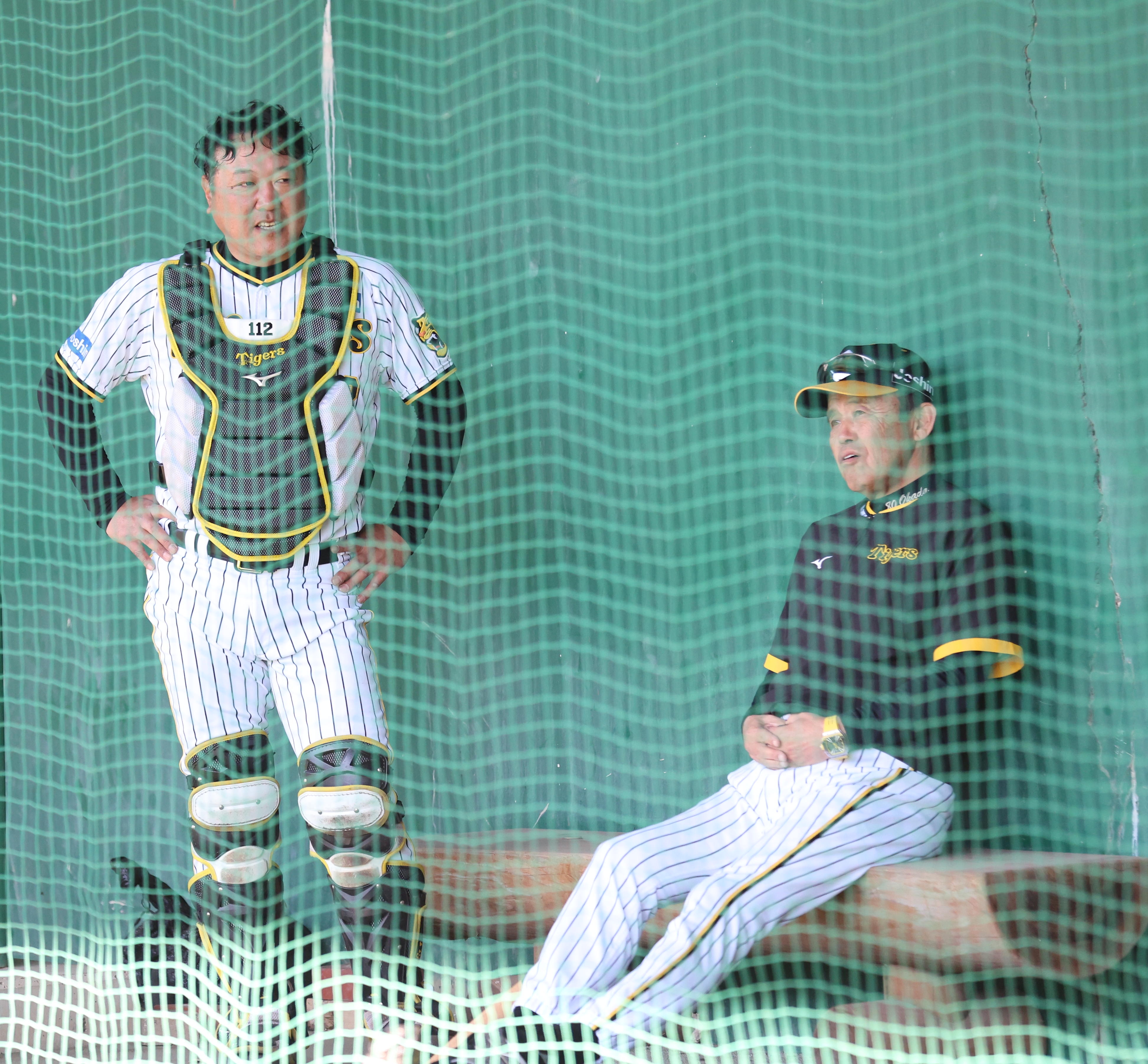 阪神タイガース片山大樹ブルペン捕手2003年実使用ユニフォーム