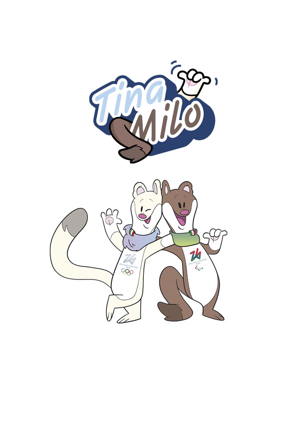 26年ミラノ・コルティナ冬季五輪マスコットを発表 オコジョを