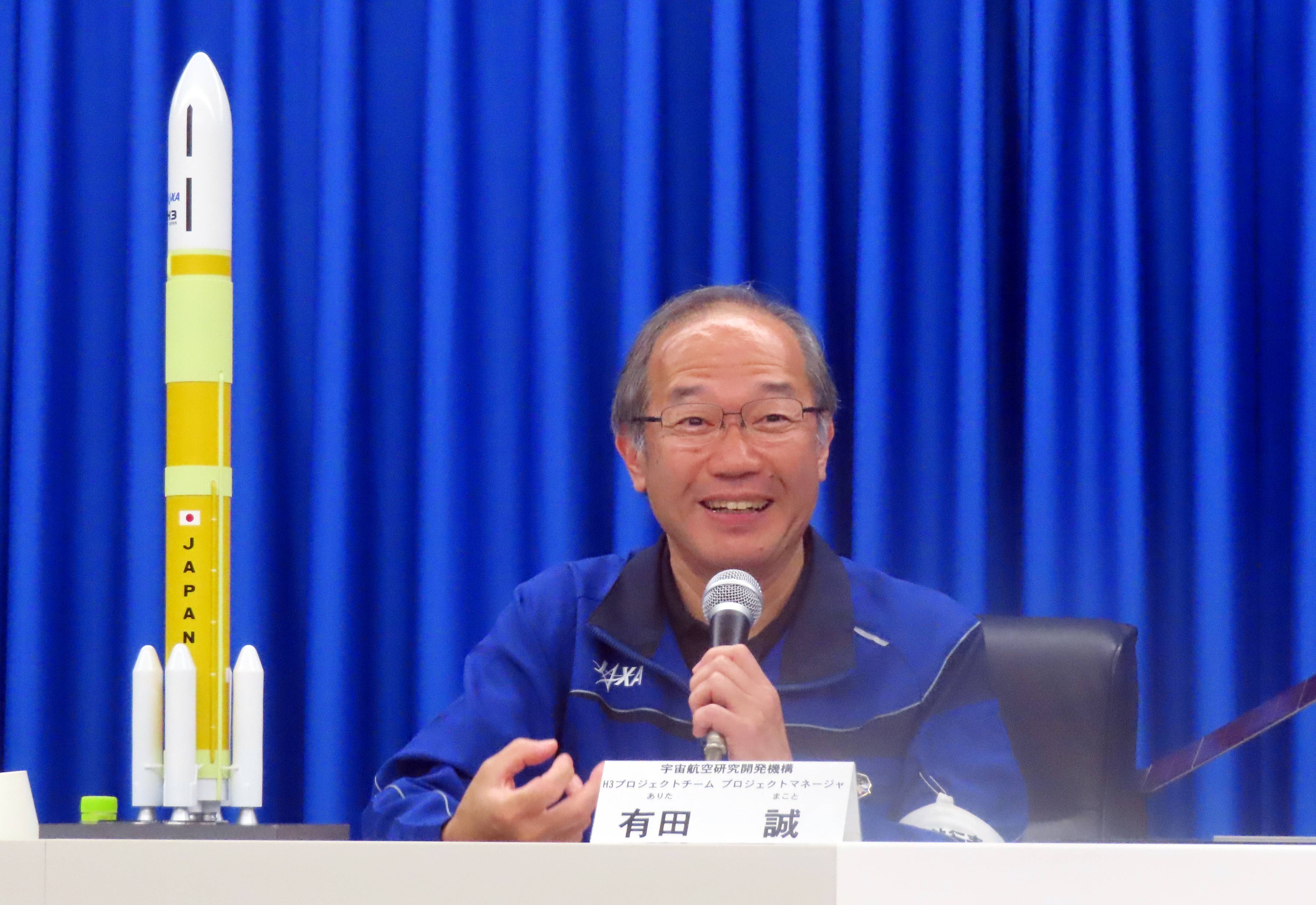 H3ロケット責任者「百点満点の打ち上げだった」 笑顔、感謝… 7号機が