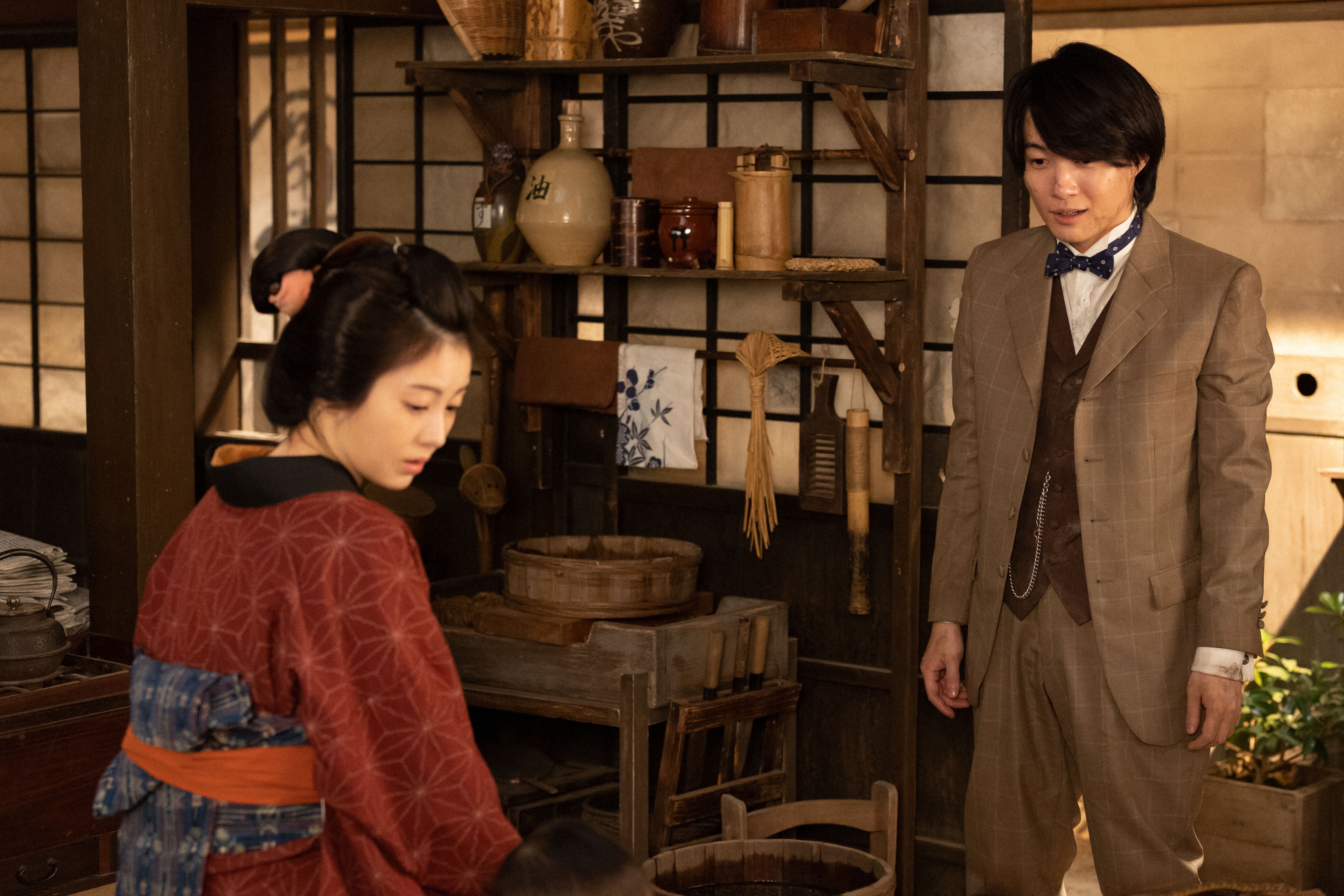 NHK朝ドラ「らんまん」7月26日OA第83話あらすじ 池に落ちた