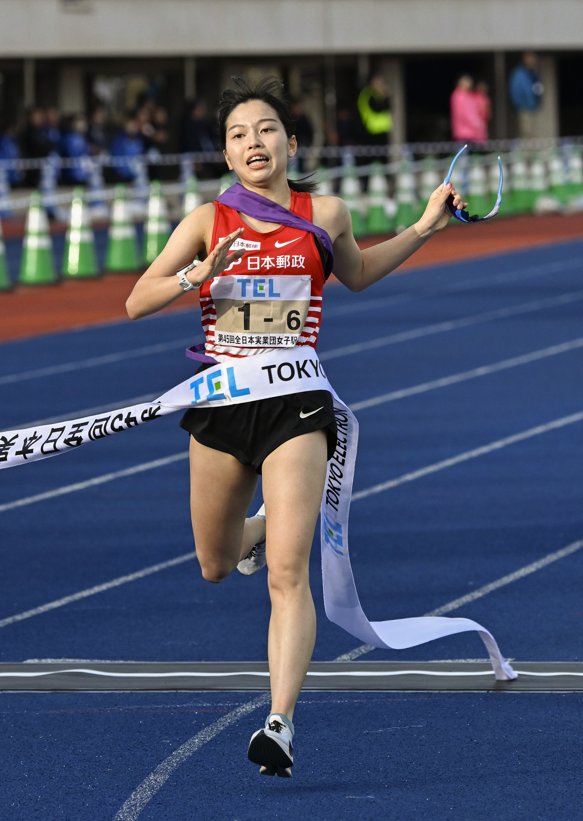 エディオンが初優勝 全日本実業団対抗女子駅伝 5区の細田あいが区間賞