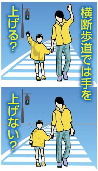 関西の議論 実は間違い 横断歩道 手を上げて 1 4ページ 産経ニュース