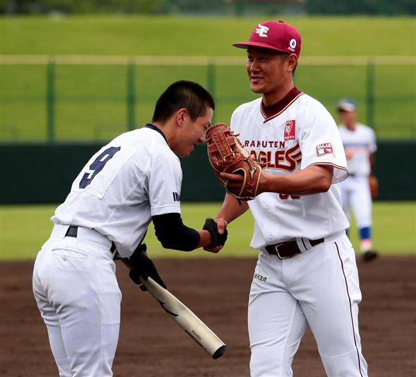 高校野球 プロ野球 楽天 銀次選手が始球式 岩手大会 産経ニュース