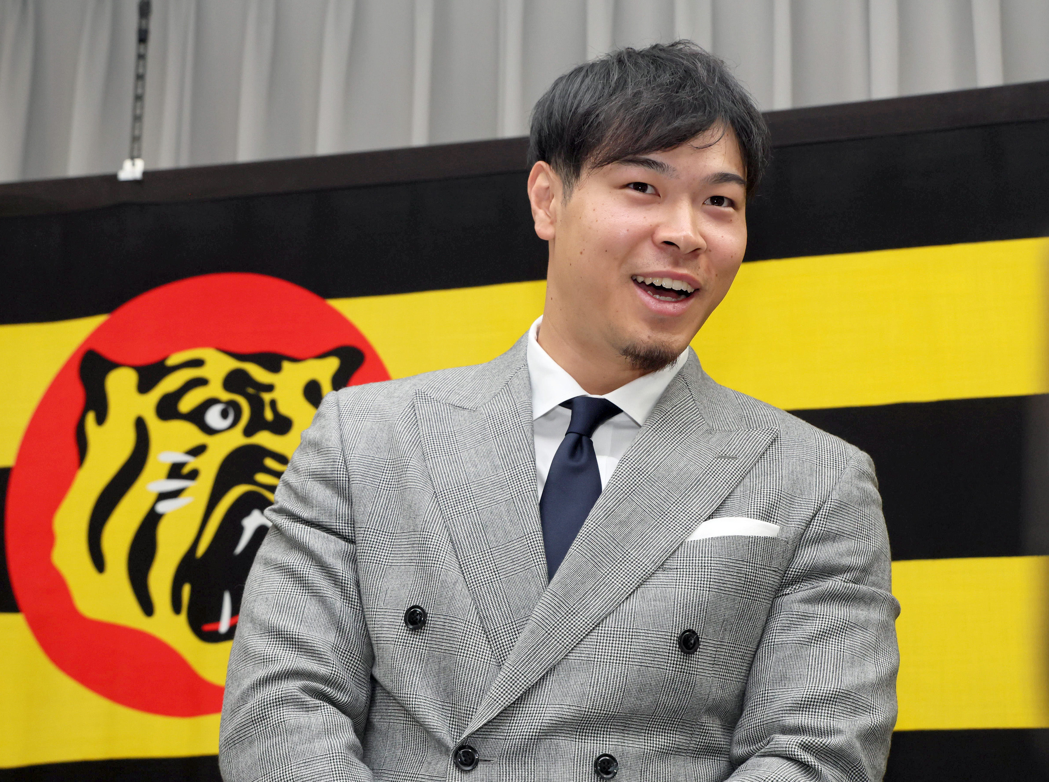 阪神・佐藤輝、大トリで現状維持サイン「ラッキーゾーンつけてくれと