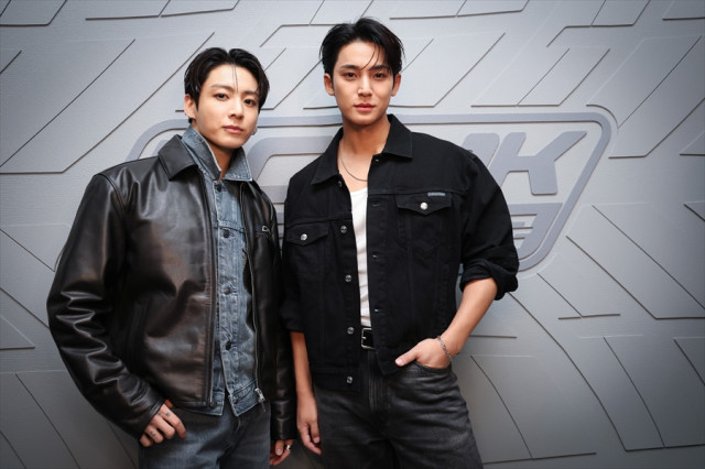 BTS・ジョングク＆SEVENTEEN・ミンギュ、原宿で2ショット ジョングクと