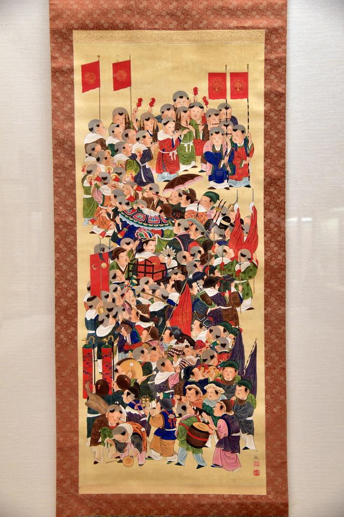 新春彩る華やかな書画61点 成田山書道美術館で特別展（1/2