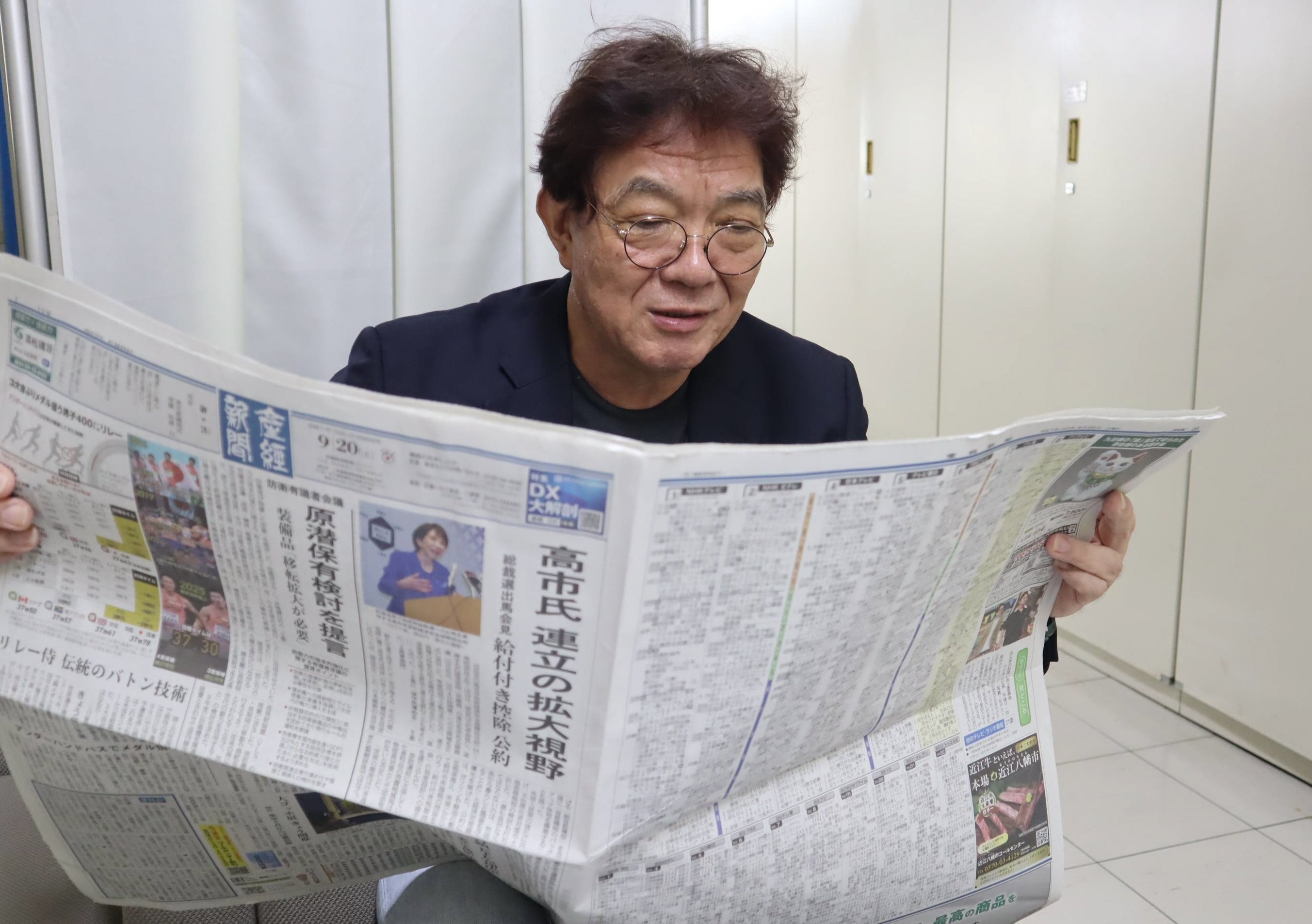 高市新総裁、キャスター時代はちょんまげ姿で… 元プロデューサーが