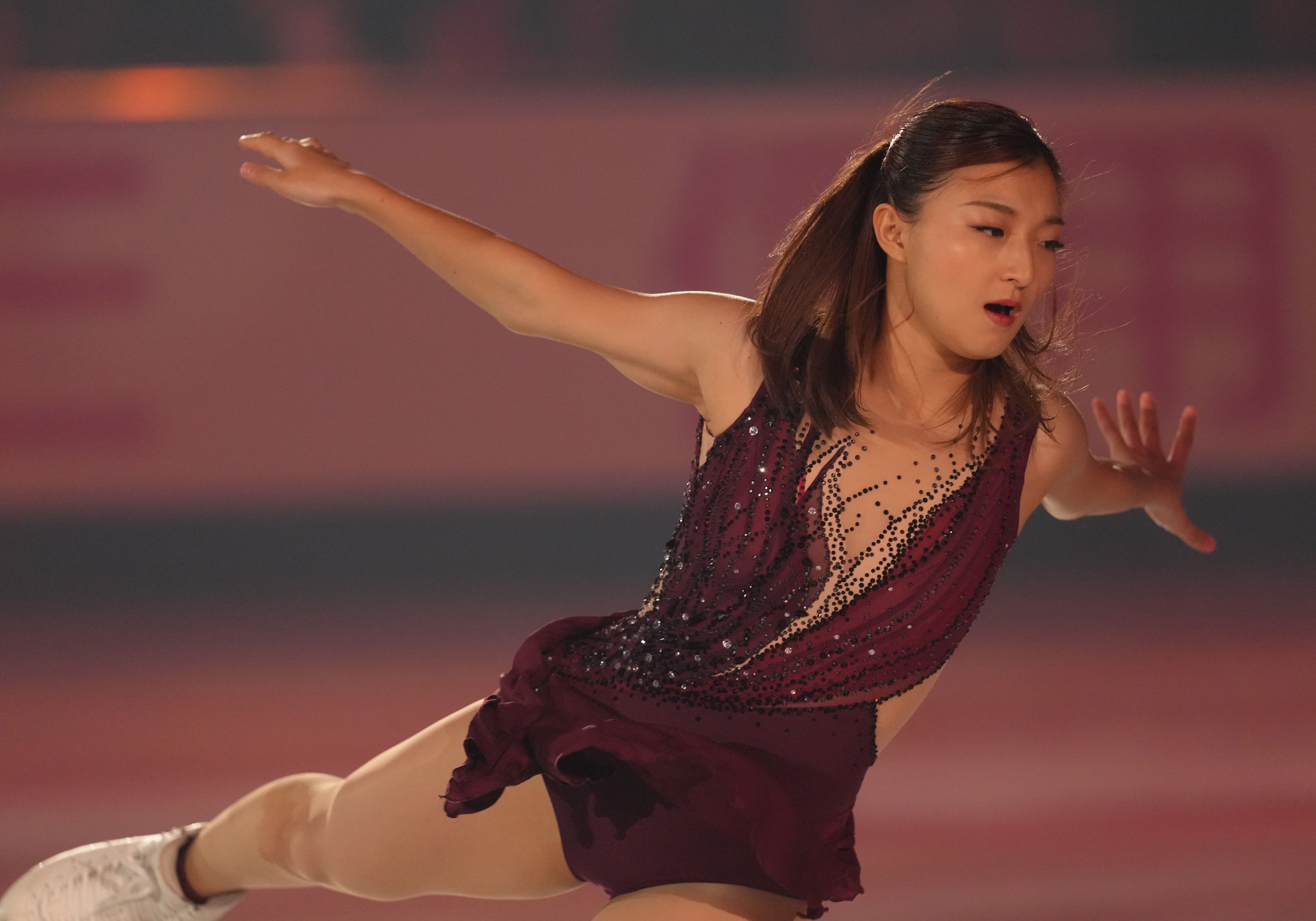 坂本花織、大トリで「Poison」熱演 1カ月後のGPファイナルへ「もう一