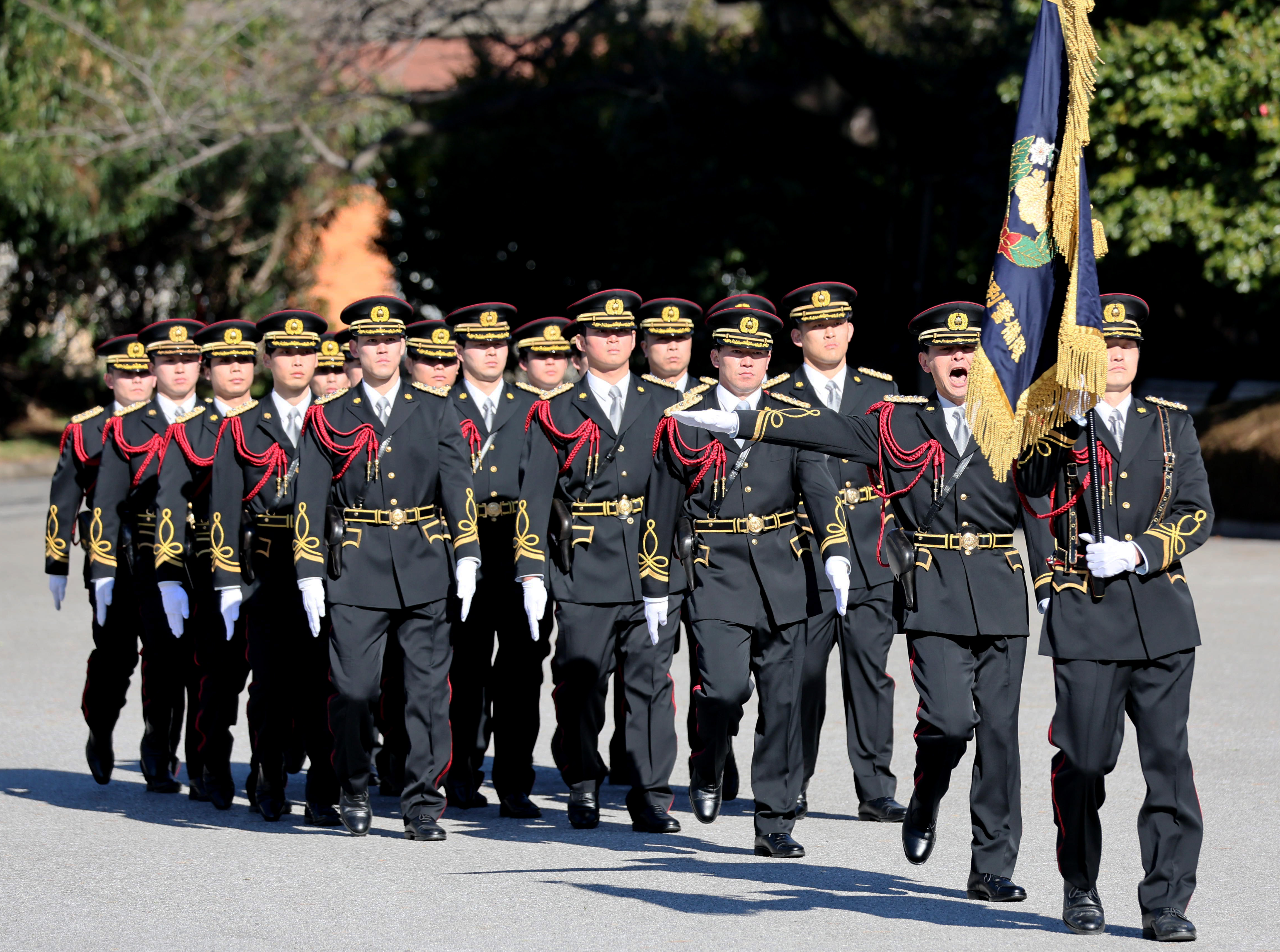 フォトギャラリー】天皇ご一家、皇宮警察の年頭視閲式ご臨席 創立140