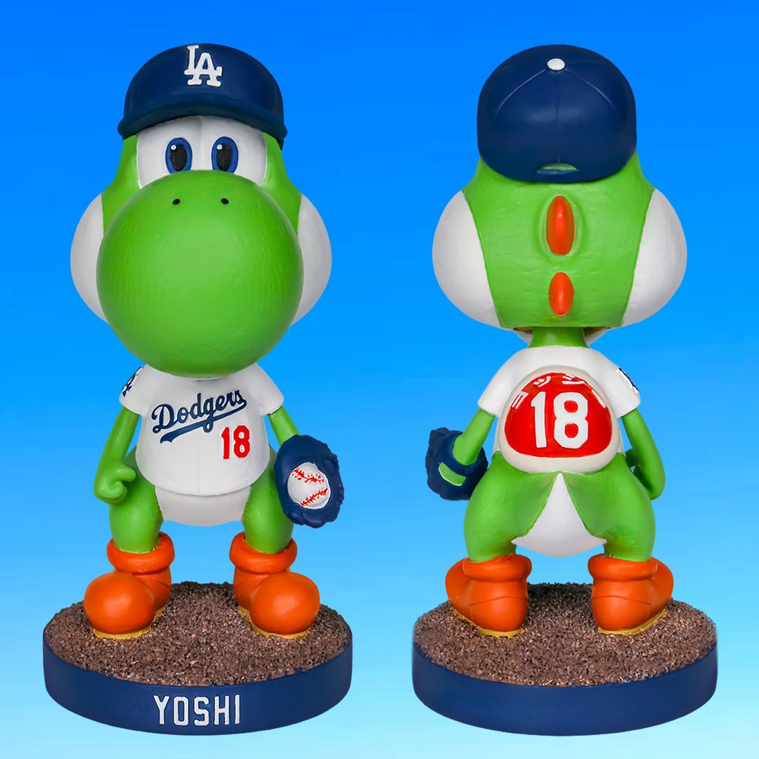新品未開封 山本由伸ドジャース　Yoshi ×ヨッシー ボブルヘッド 大谷翔平 オオタニ、そんな凄いの？」大谷翔平より“山本由伸ヨッシー人形”目当て
