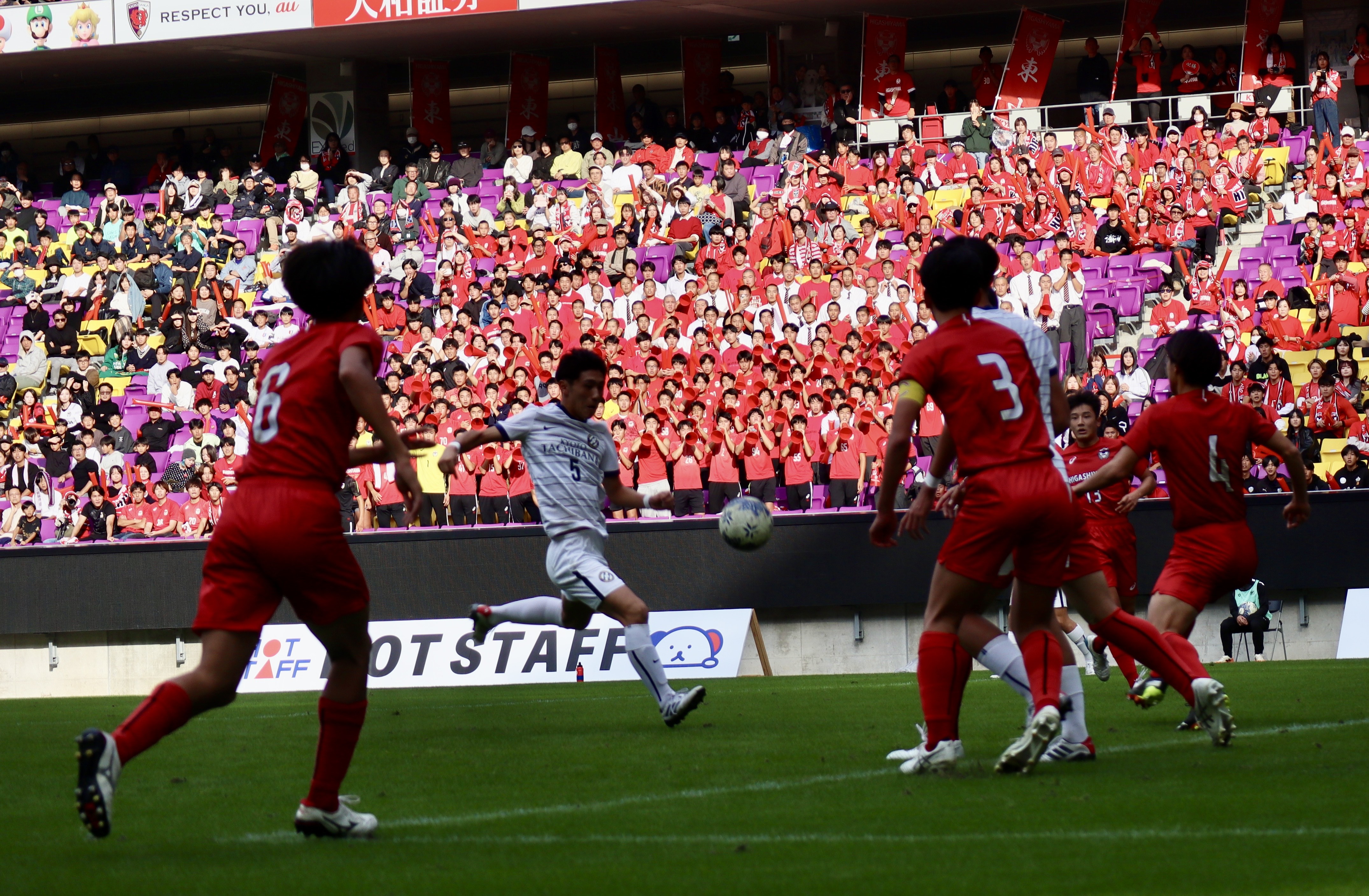 京都橘が延長制し3連覇 セットプレーで決勝点、府内〝3冠〟も達成