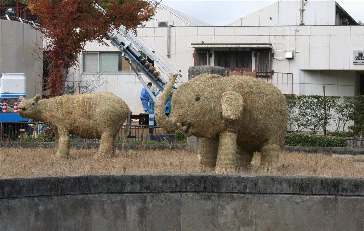 農村に映える恐竜アート 動物園にはゾウとクマが登場 1 2ページ 産経ニュース