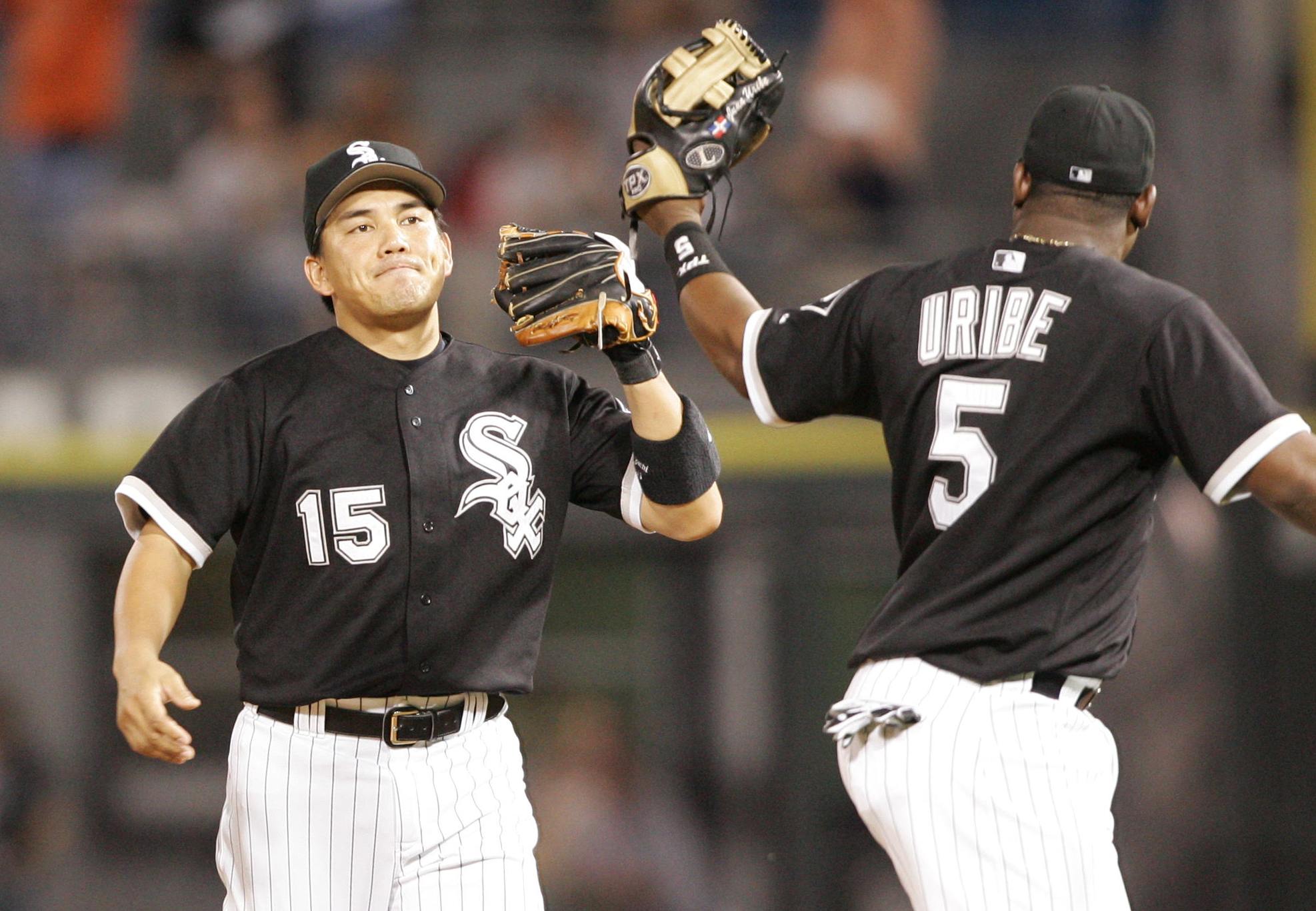 MLBワールドシリーズ2005年記念球　シカゴホワイトソックス　箱付き　井口資仁 井口資仁 ホワイトソックス 2005年ワールドシリーズ優勝記念バブル