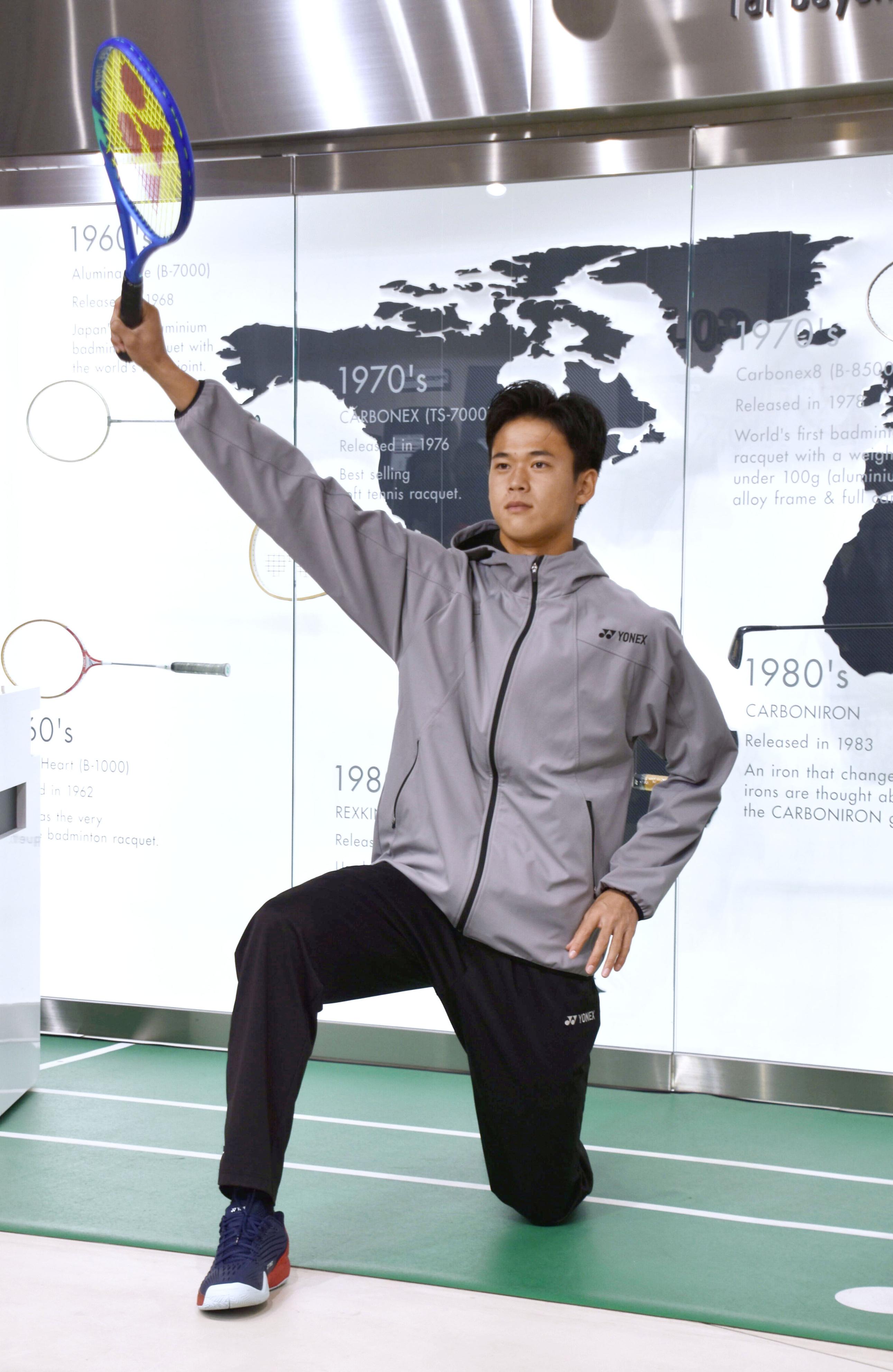 18歳の坂本怜がヨネックスと契約へ「世界1位とグランドスラム優勝を