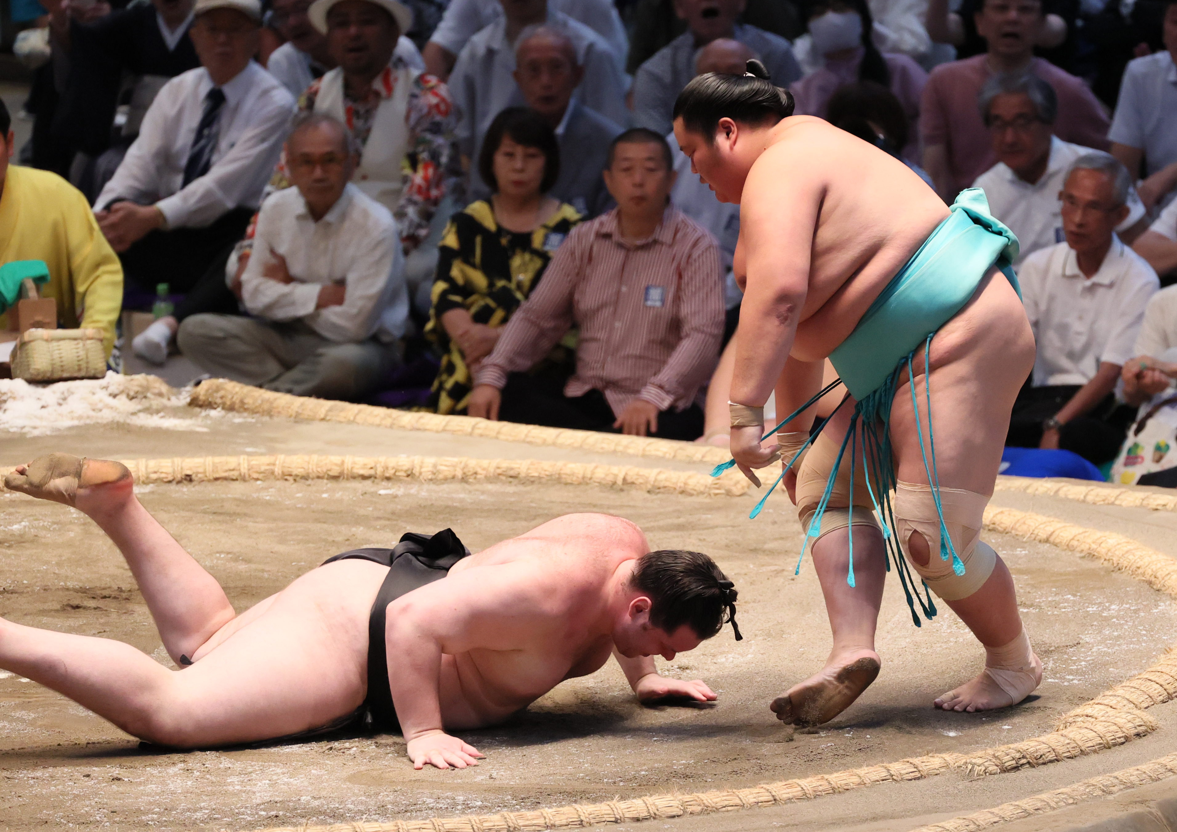 大関琴桜、2度目のかど番を脱出「満足するわけじゃない」／名古屋場所