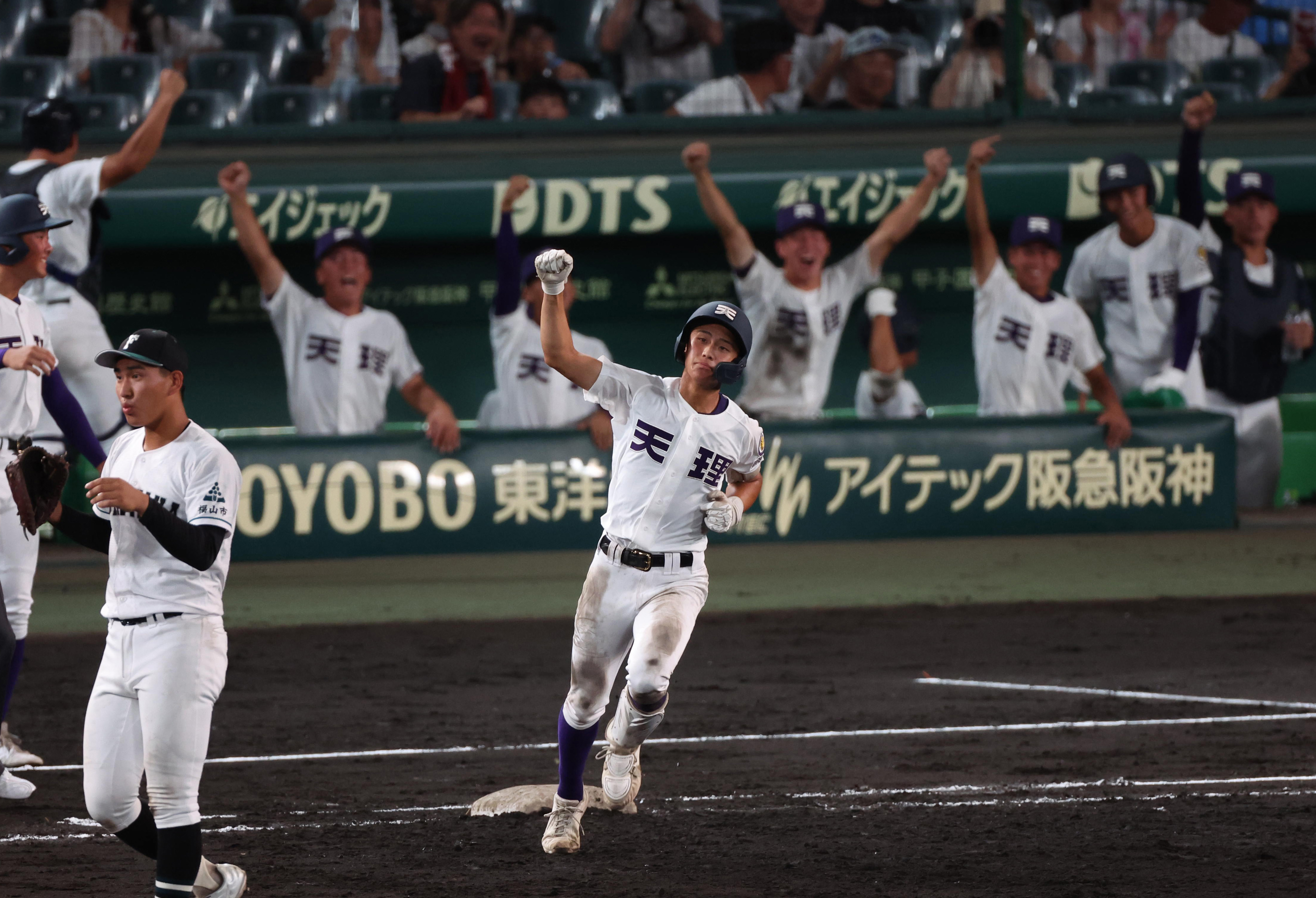 甲子園】天理、甲子園通算80勝＆夏50勝 4番・金本相有が先制ソロ含む2