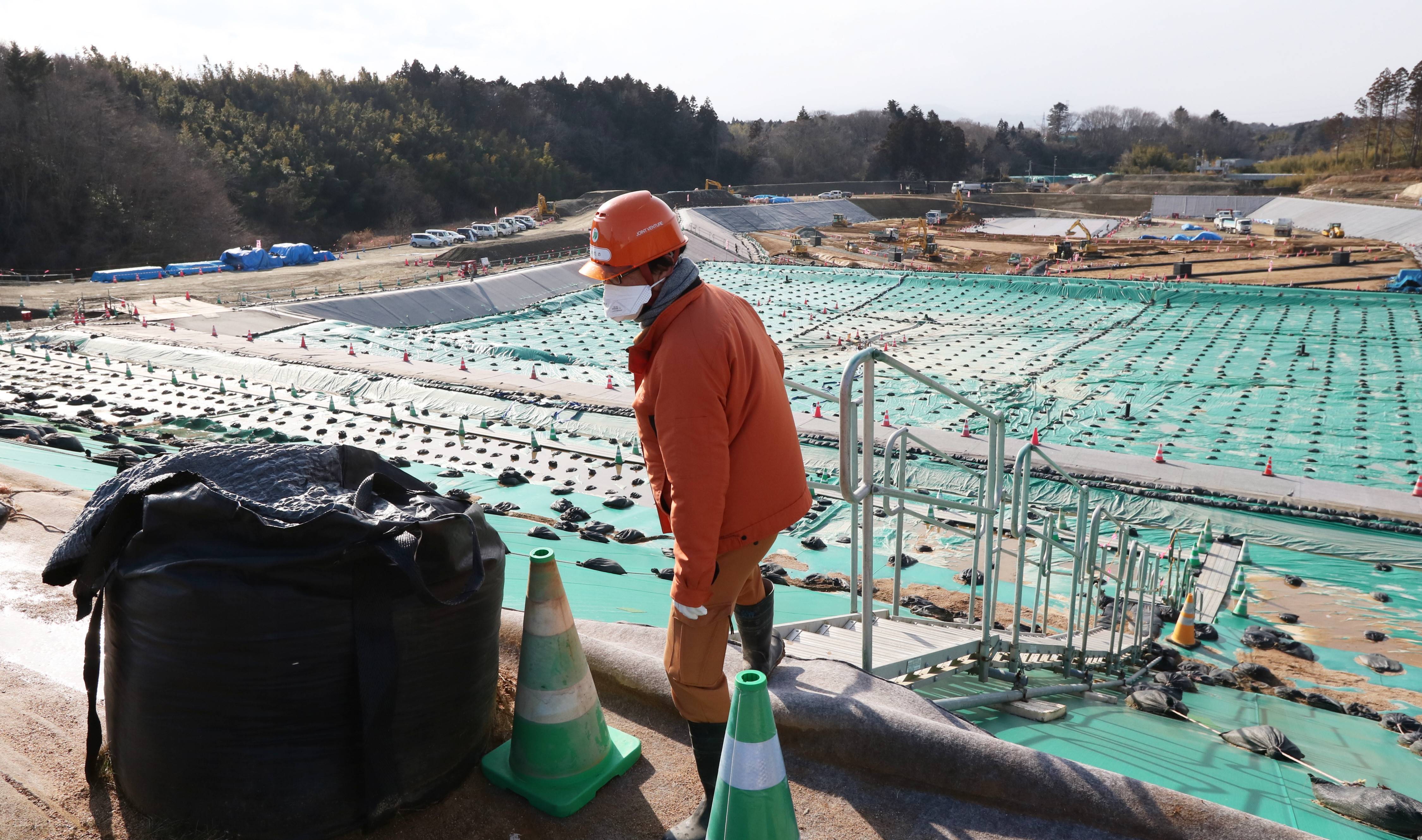 仮置き場から中間貯蔵施設へ 今年度末搬入完了見通し 福島の除染廃棄物