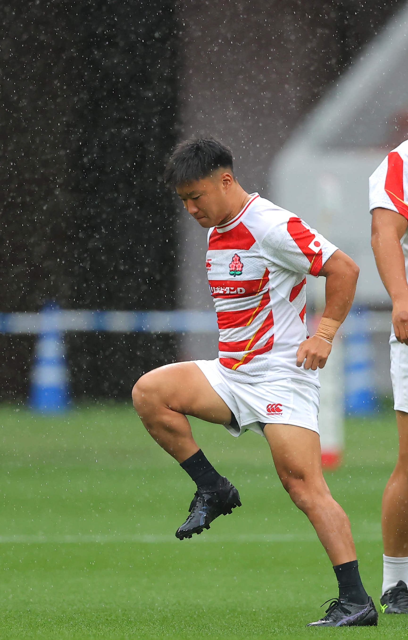 日本代表、異例の前日練習 ファーストジャージーを着用 SH斎藤直人