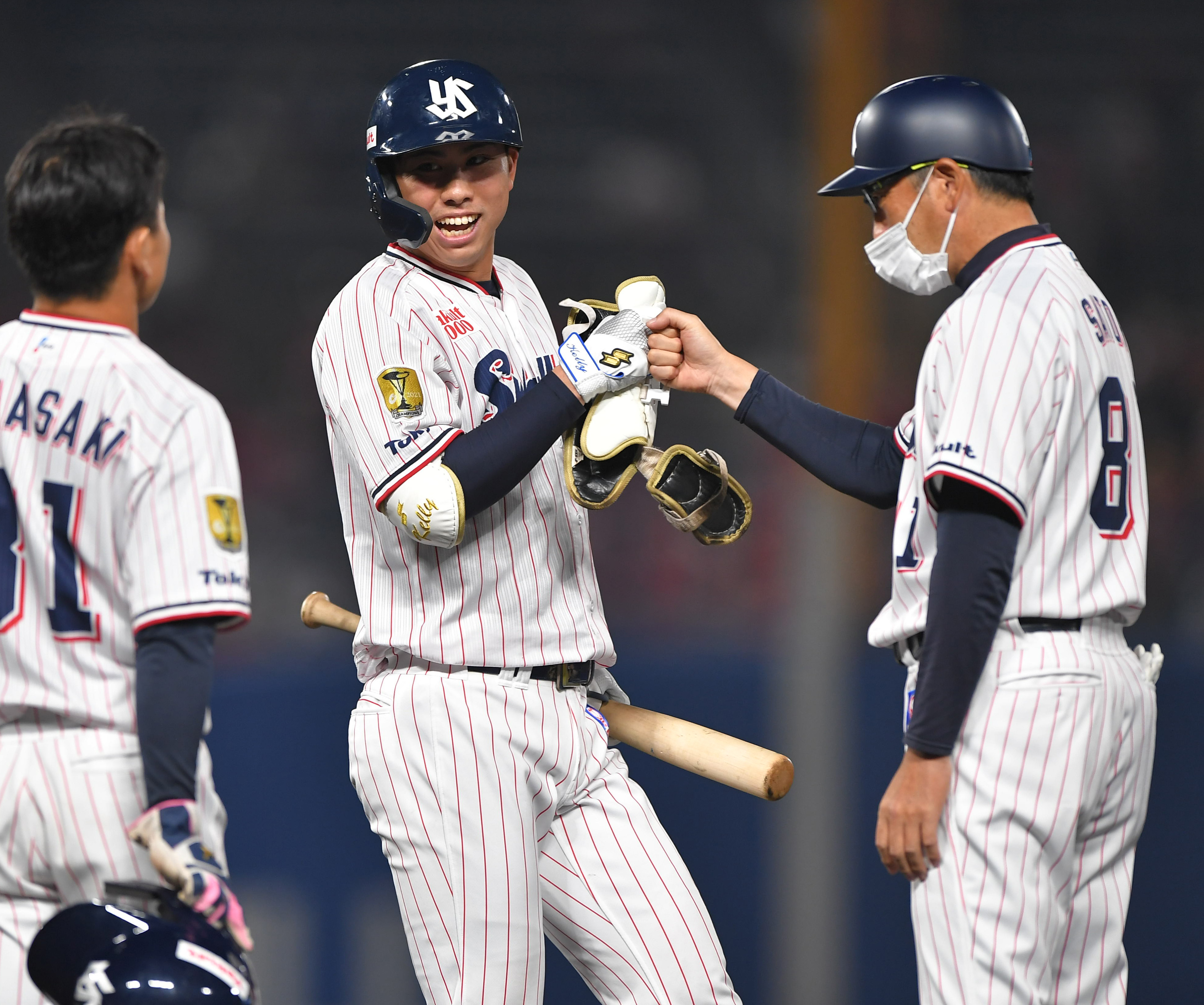 太田賢吾選手　実使用バット 太田賢吾選手 実使用バット